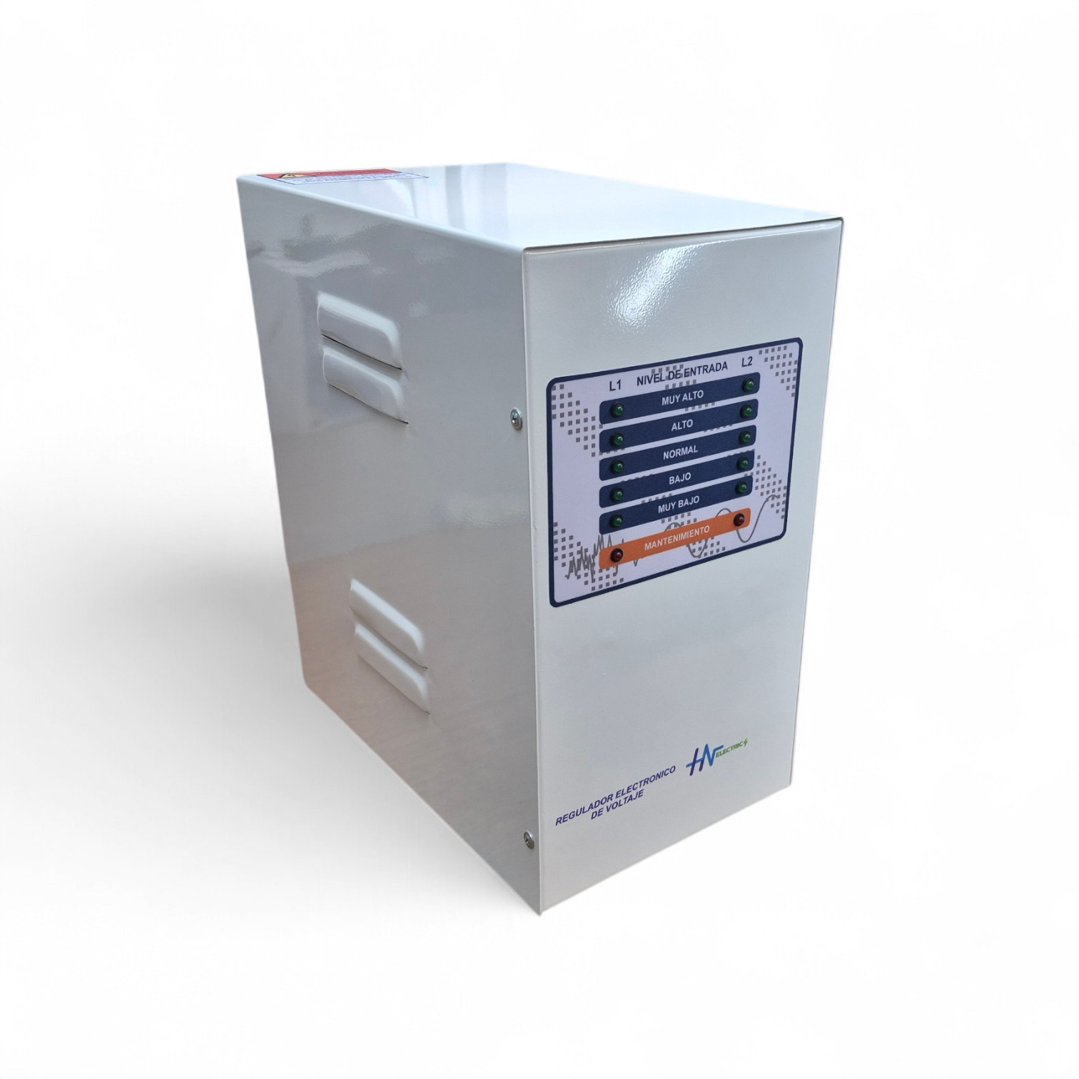 Regulador electronico de voltaje 4kVA Bifasico 127V/220V