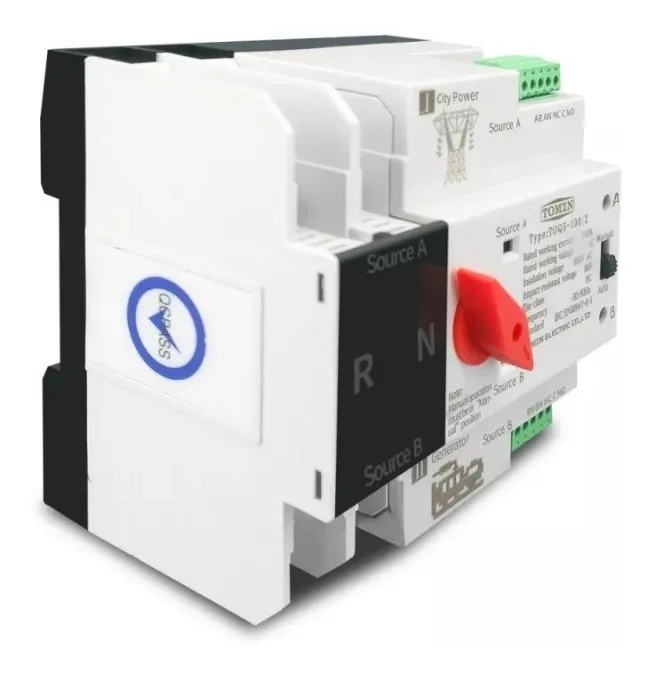Interruptor Transferencia Automática/manual 2p 110v 63a Toq5