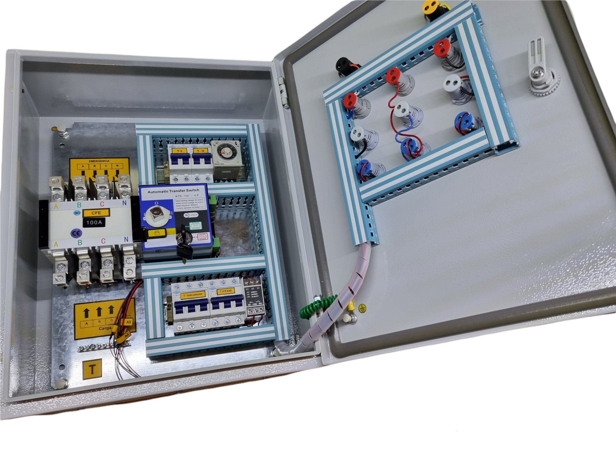 Interruptor De Transferencia Automática/manual 4p 100A 220VCA Aramada