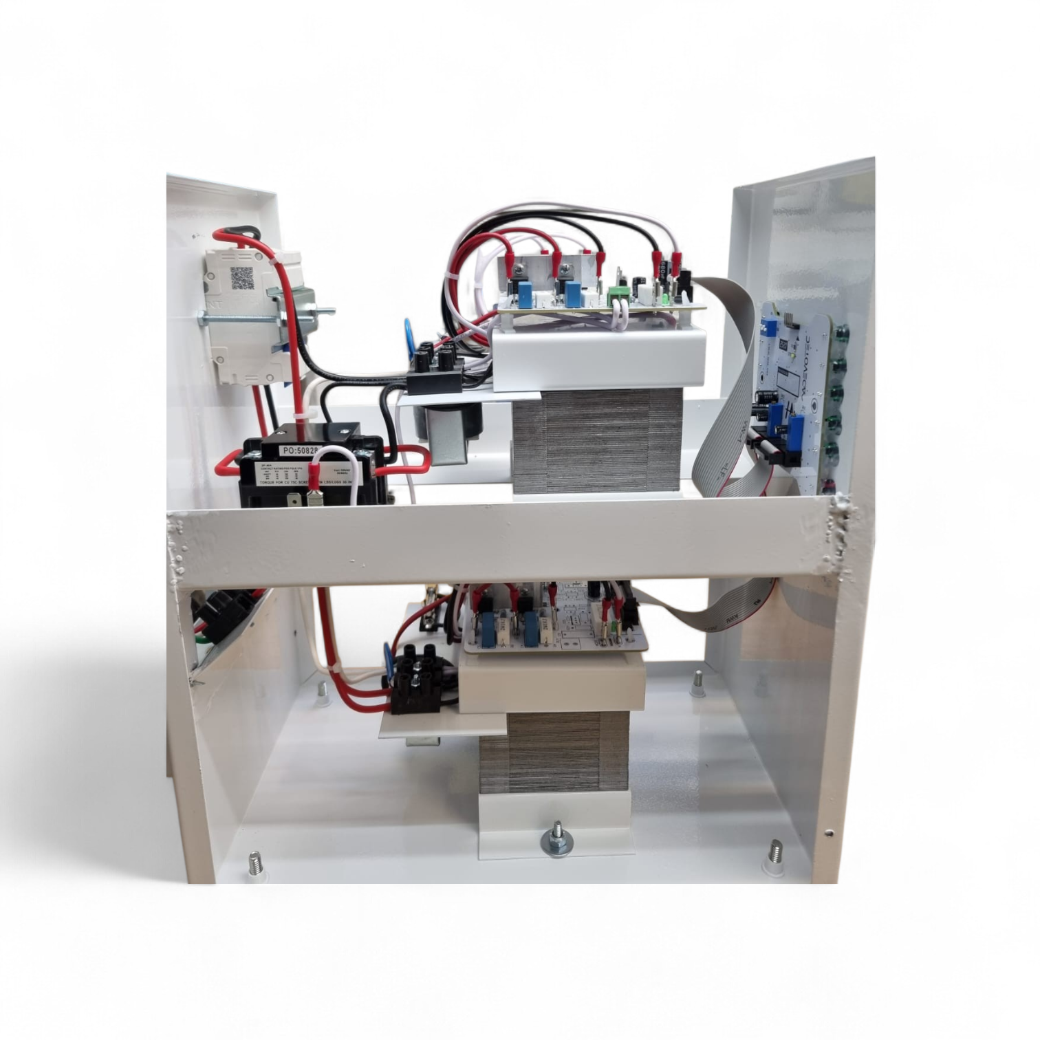 Regulador electronico de voltaje 4kVA Bifasico 127V/220V