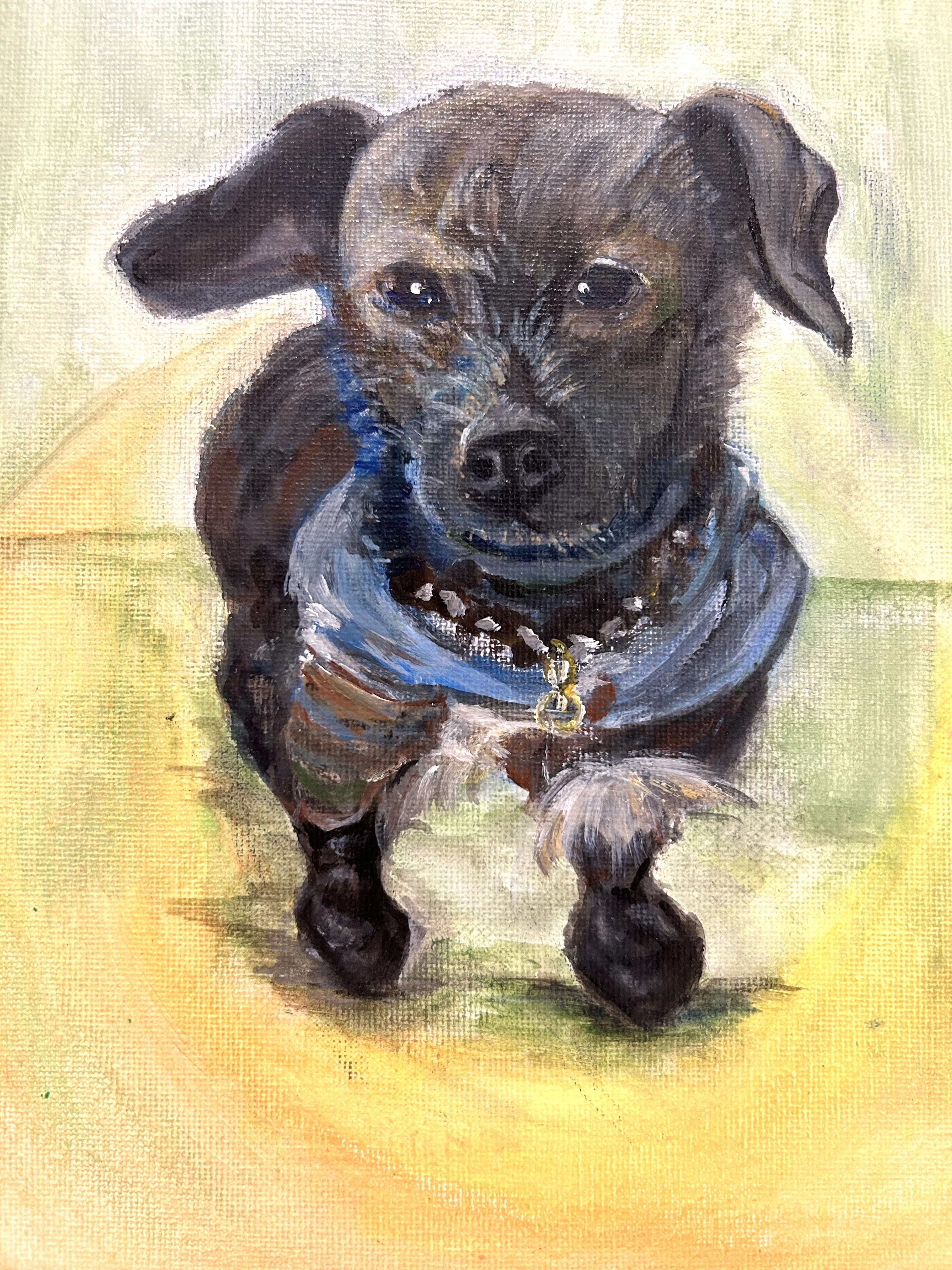 Custom Dog Portrait Painting