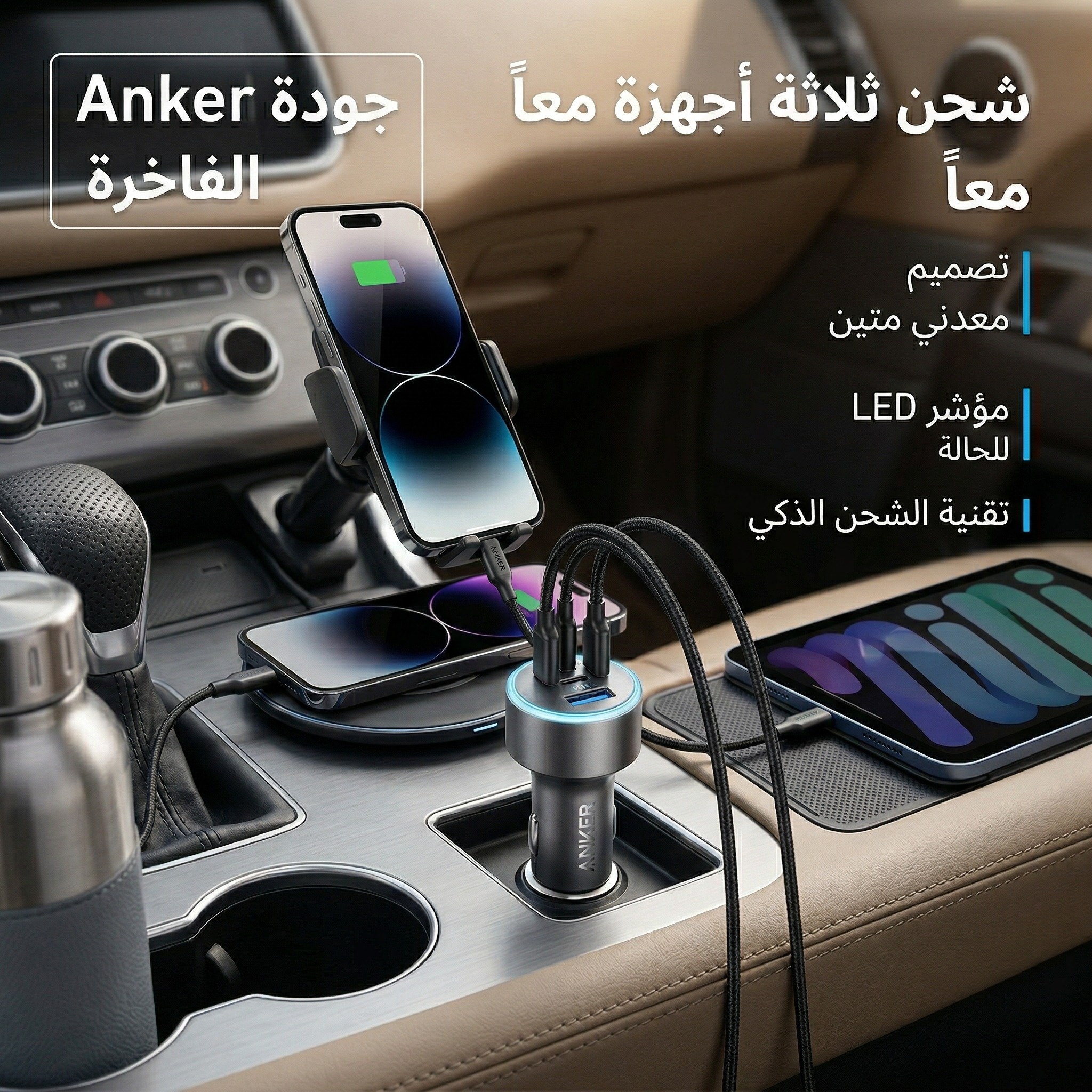 BLACK ITERATION CAR CHARGER 67W