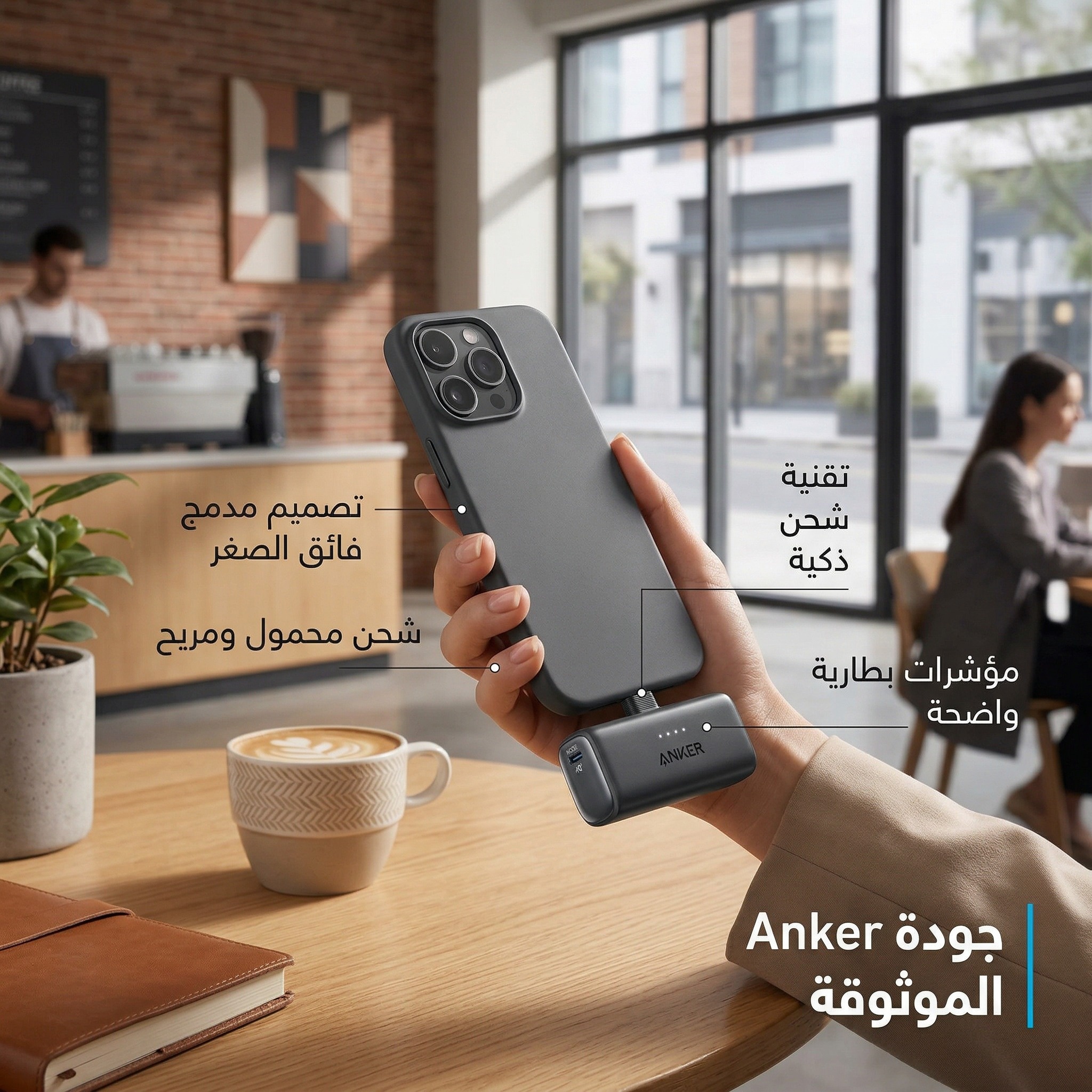 A1653H11 BLACK NANO POWER BANK 22.5W USB-C B2B