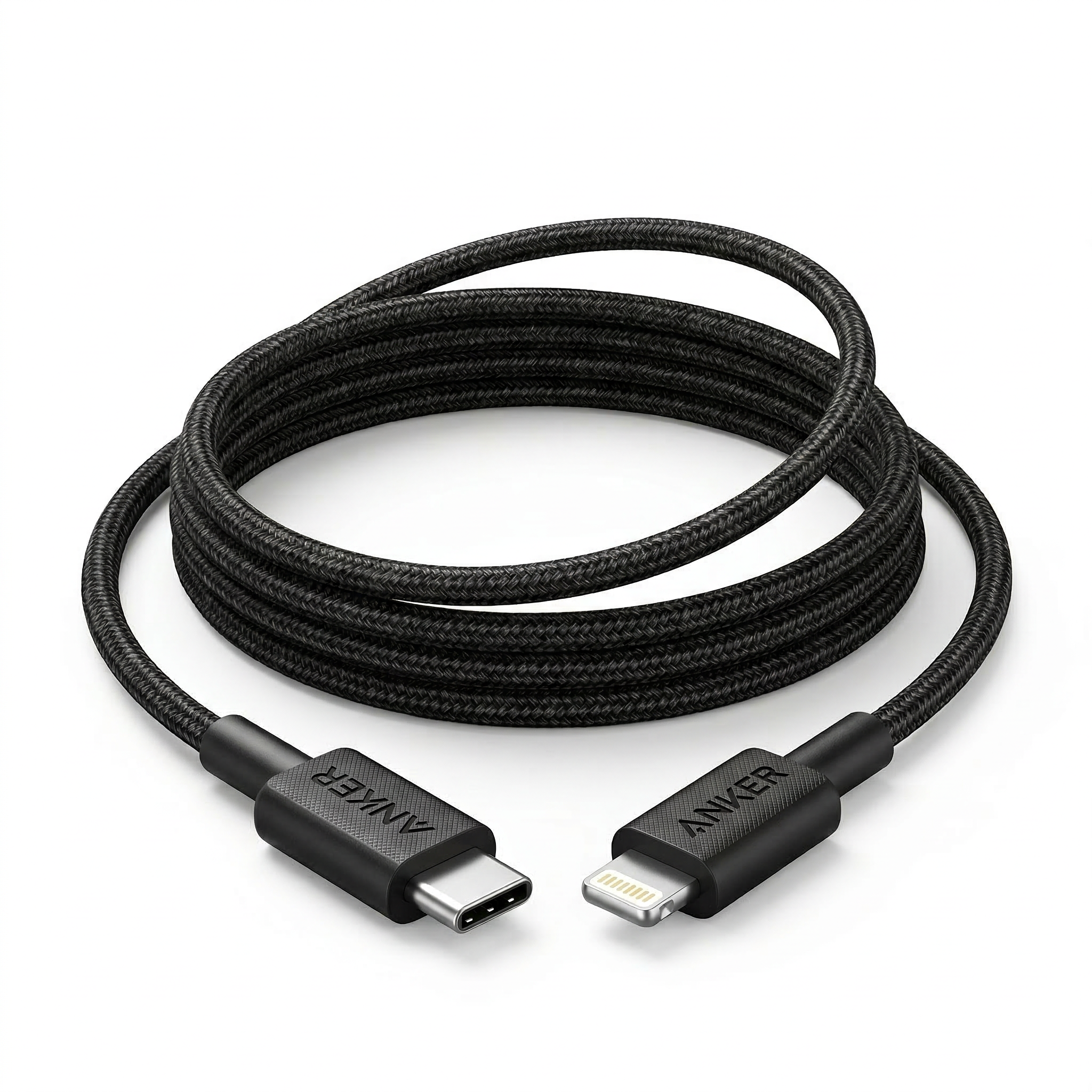 542 BLACK USB C LIGHTNING 6FT