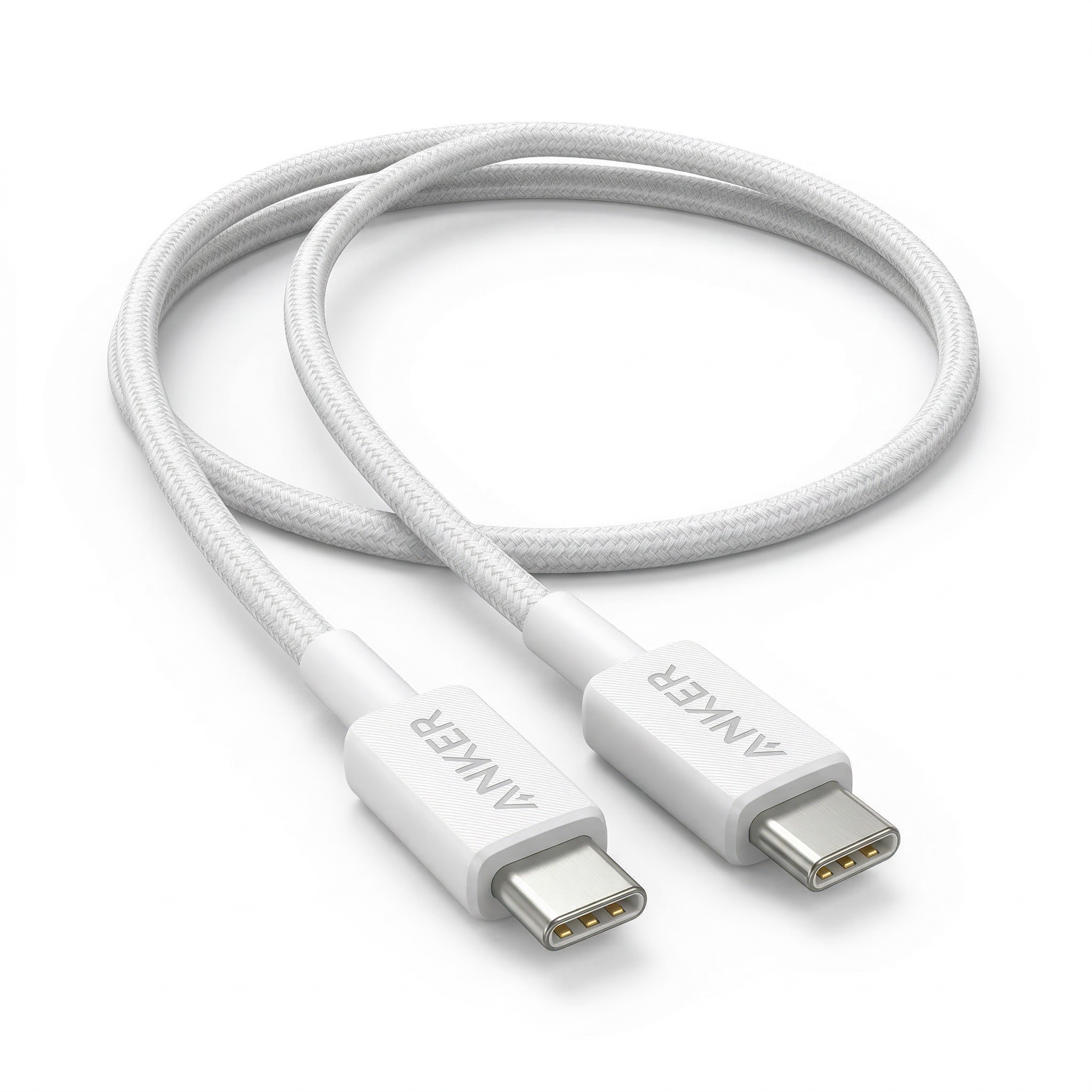 ANKER C TO C CABLE 60W WHITE 1M