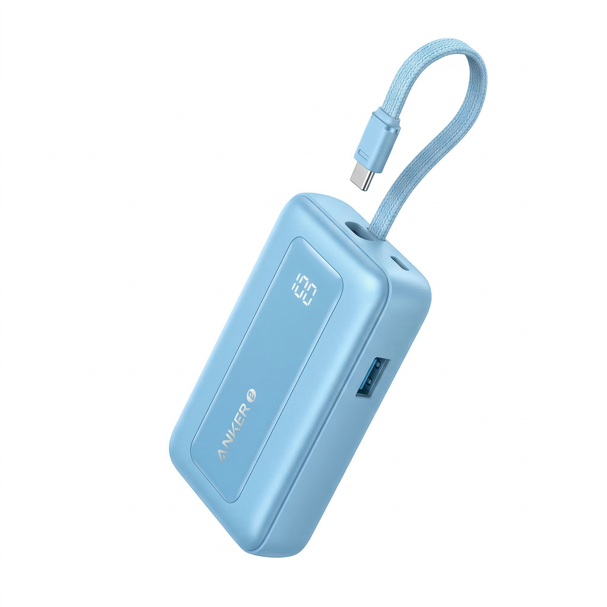 Anker A1688H11 Power Bank (10K, 30W, Built-In USB-C Cable)