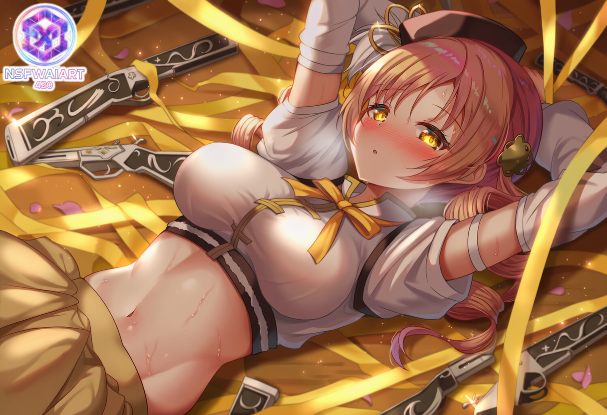 Anime Girl Digital Art-Mami Tomoe