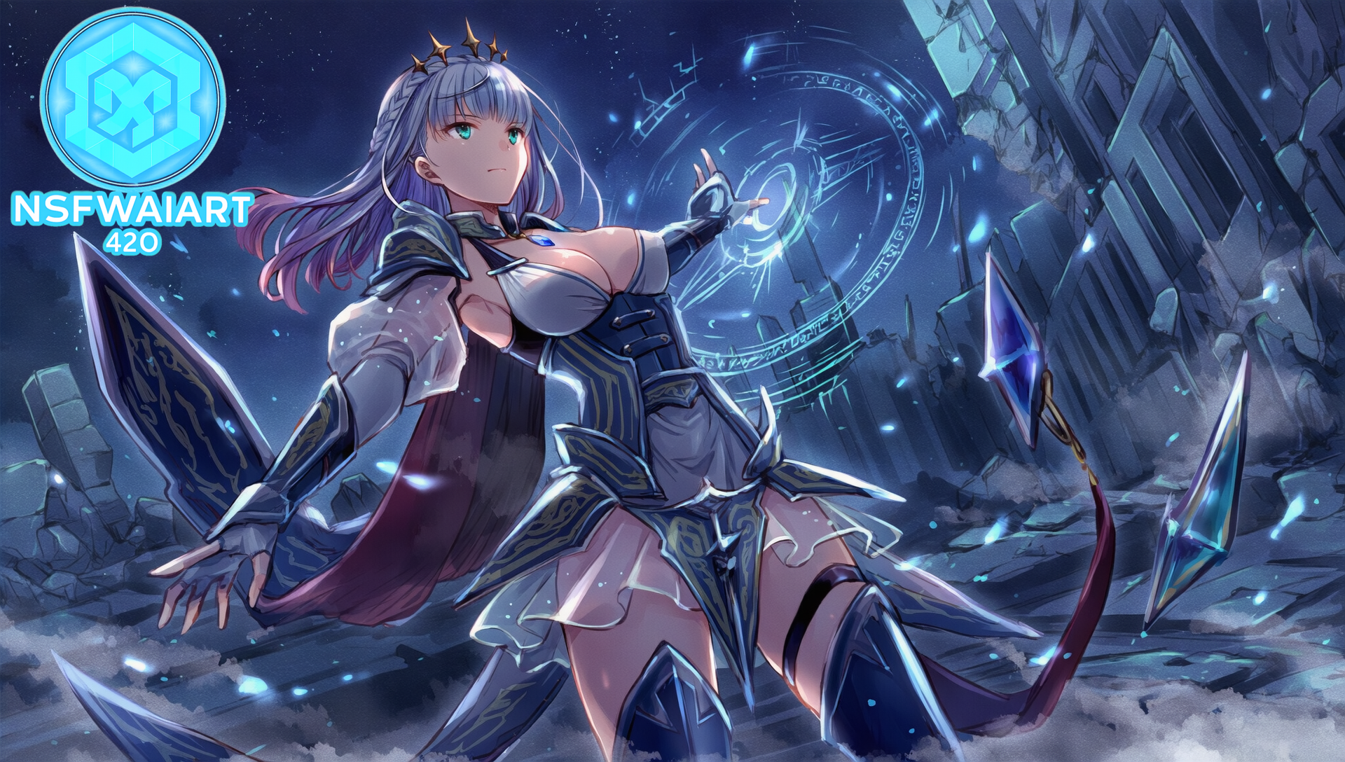 Arcane Battle Digital Art- Kagami Masara