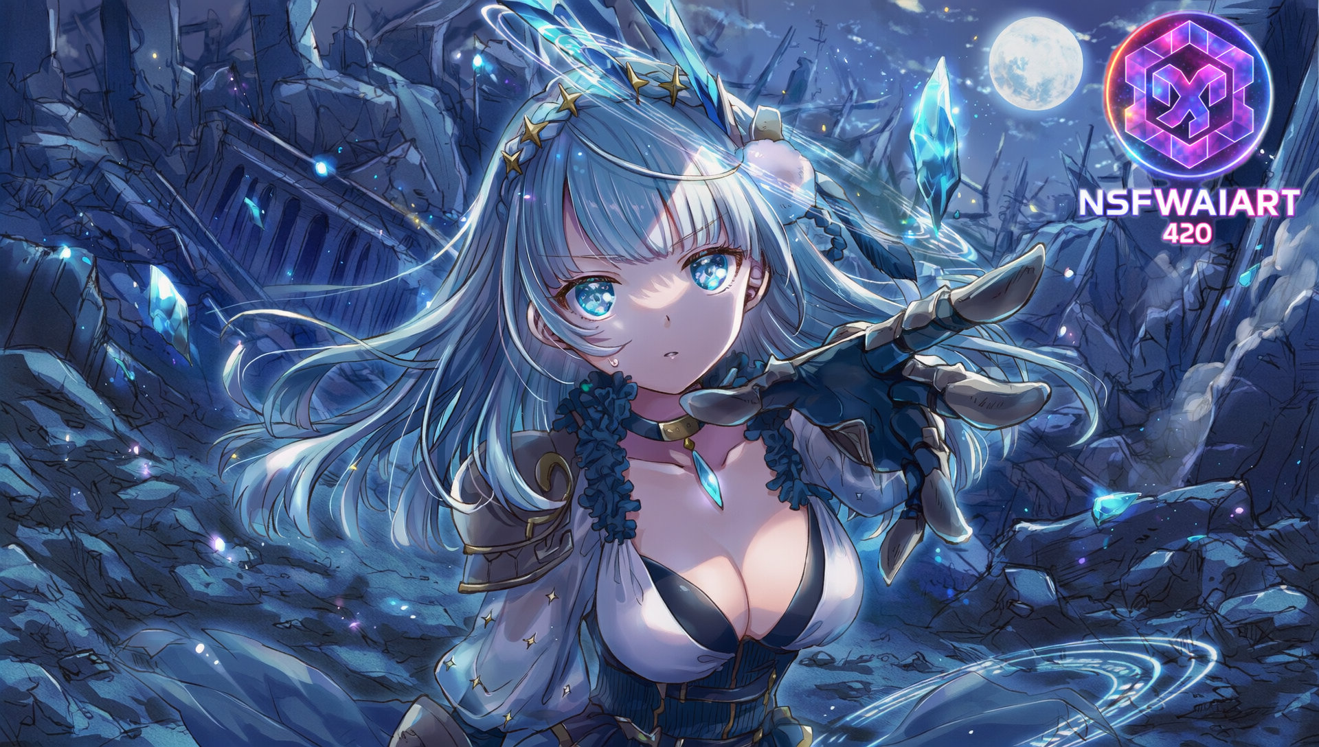 Fantasy Sorceress Digital Artwork- Kagami Masara (freebies)