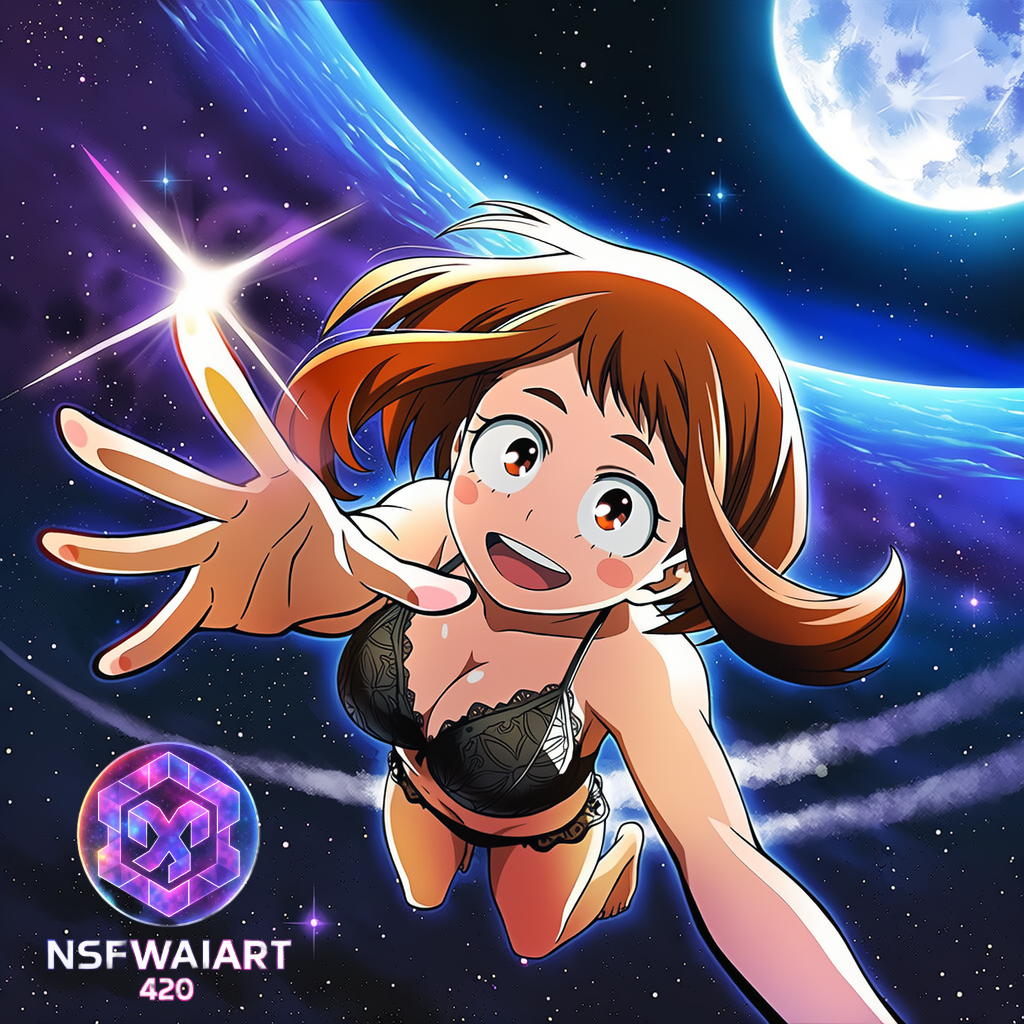 Neon Night Seduction Art-Ochaco Uraraka set 2