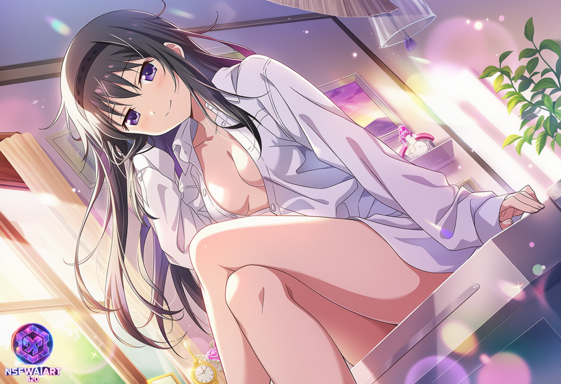 Anime Girl Digital Art Homura Akemi