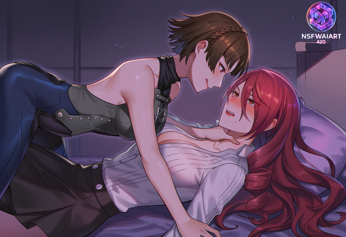 Anime Couple Seductive Encounter-Mitsuru Kirijo & Makoto Niijima Super bundle Empress and Queen set