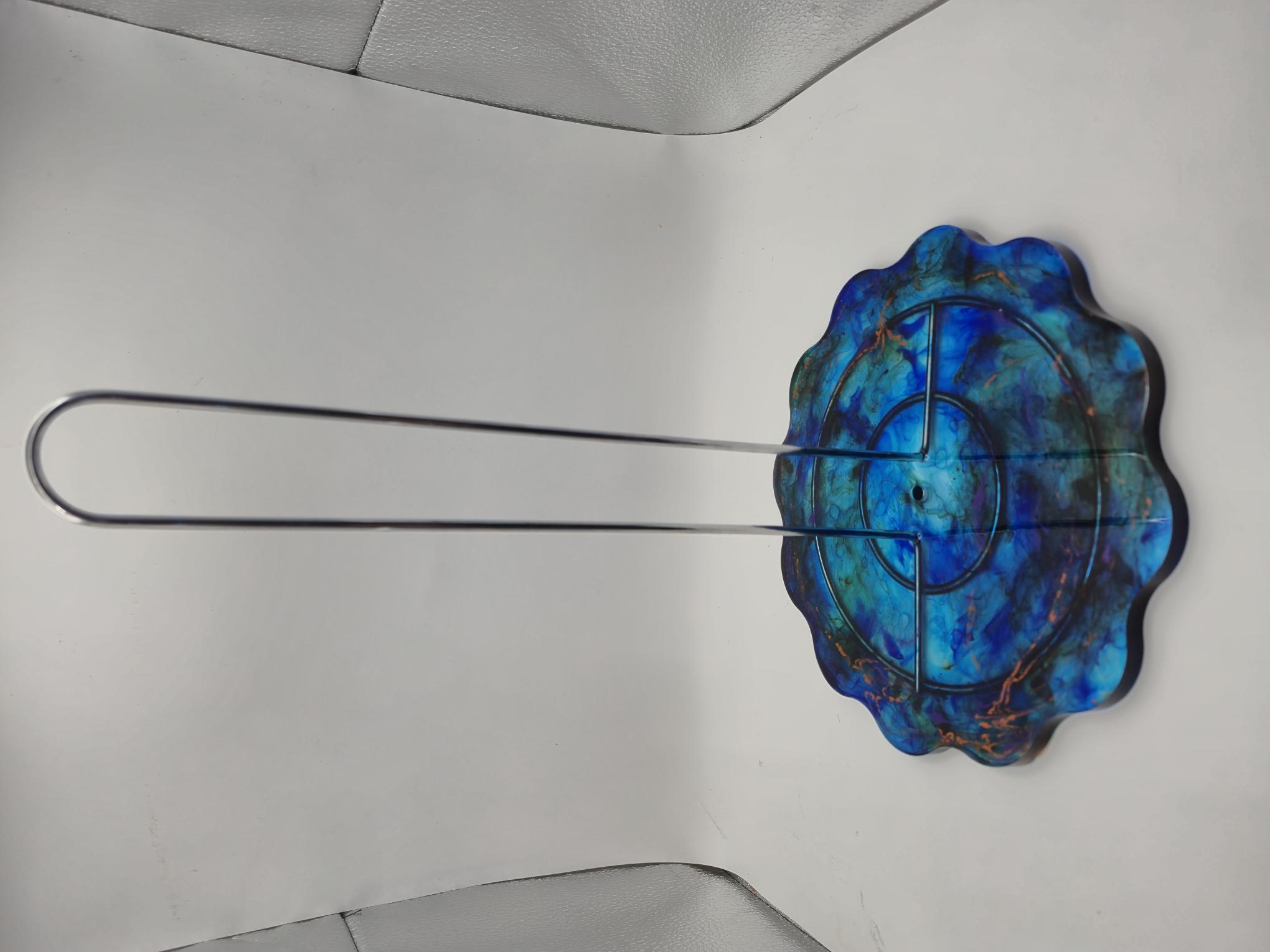 Blue Resin Napkin Holder