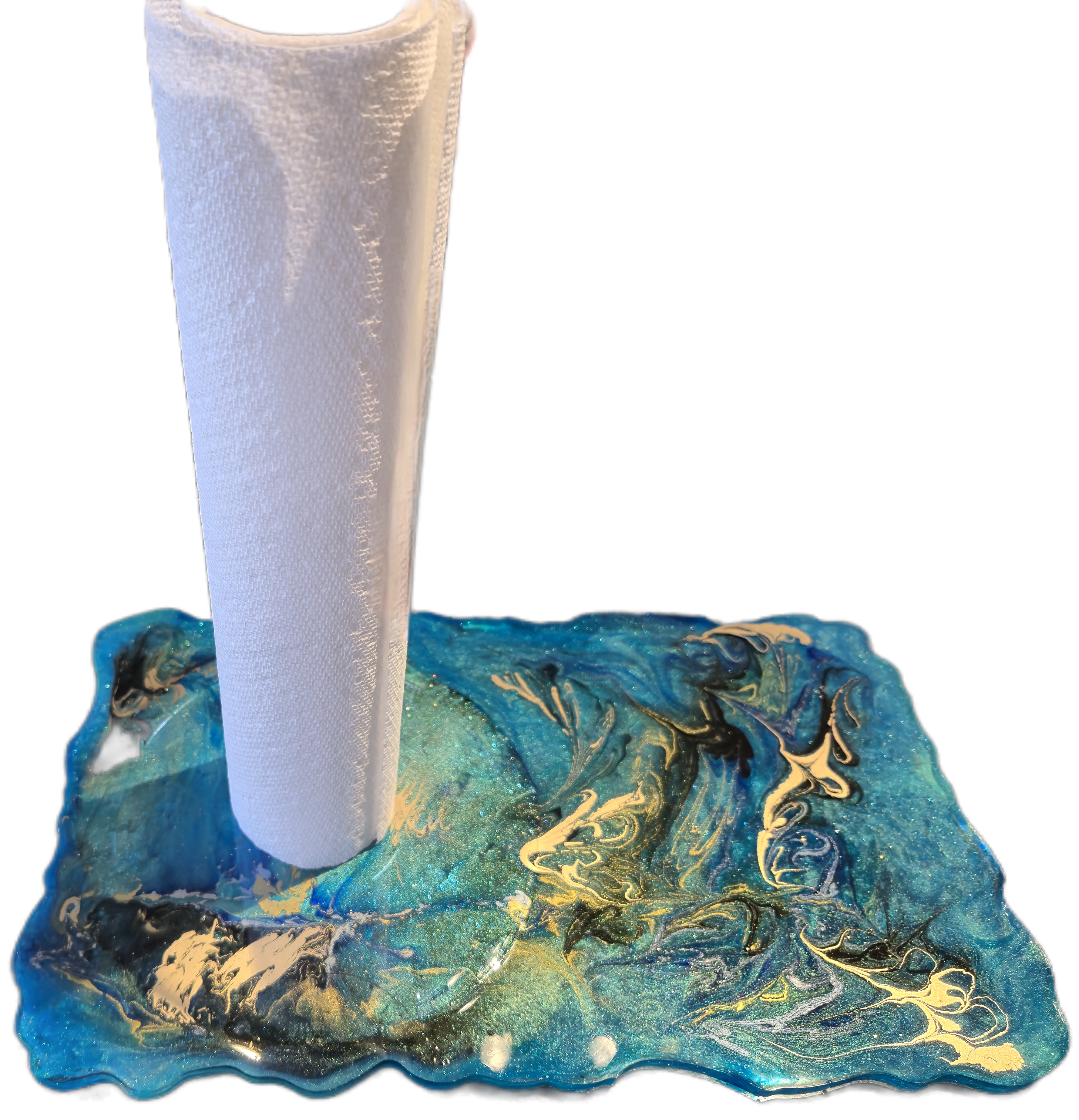 Artisan Resin Paper Towel Holder