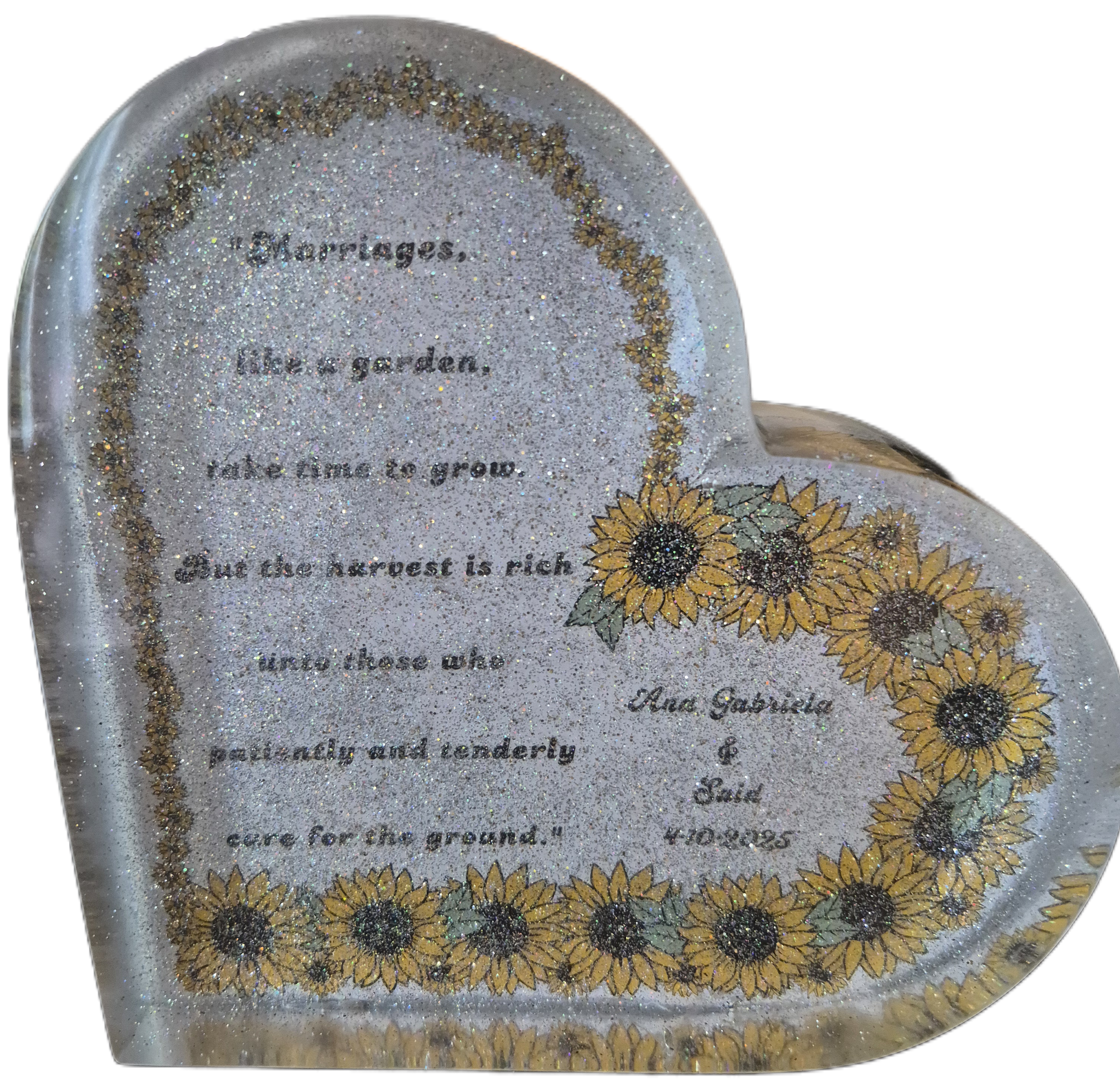 Heart-Shaped Sunflower 