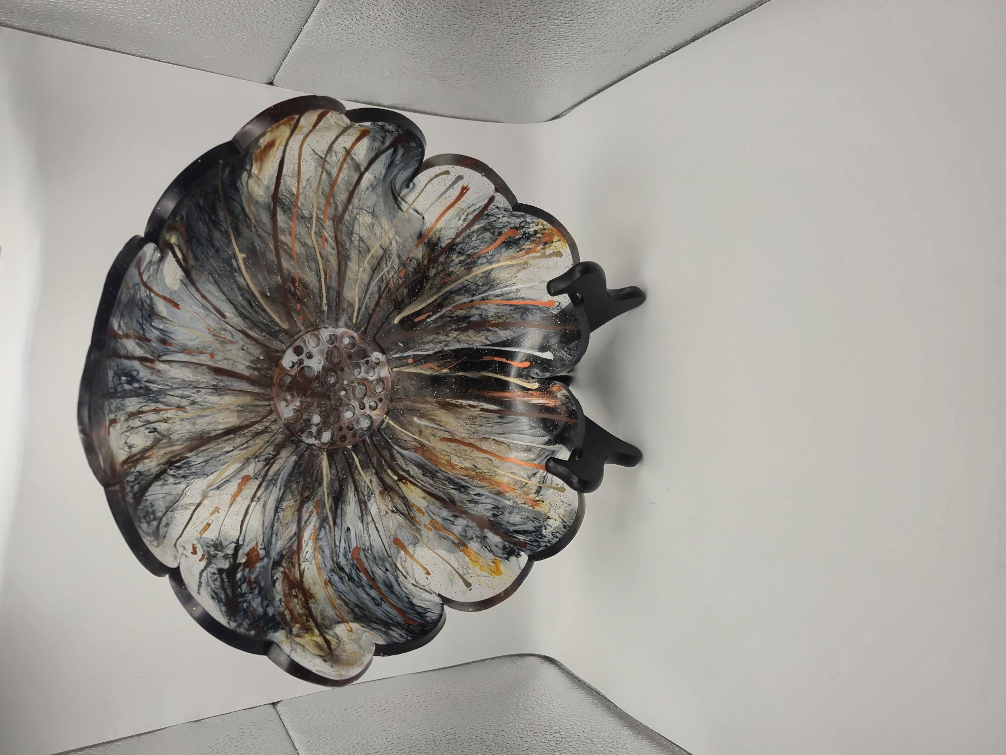 Handcrafted Artistic Glass Bowl