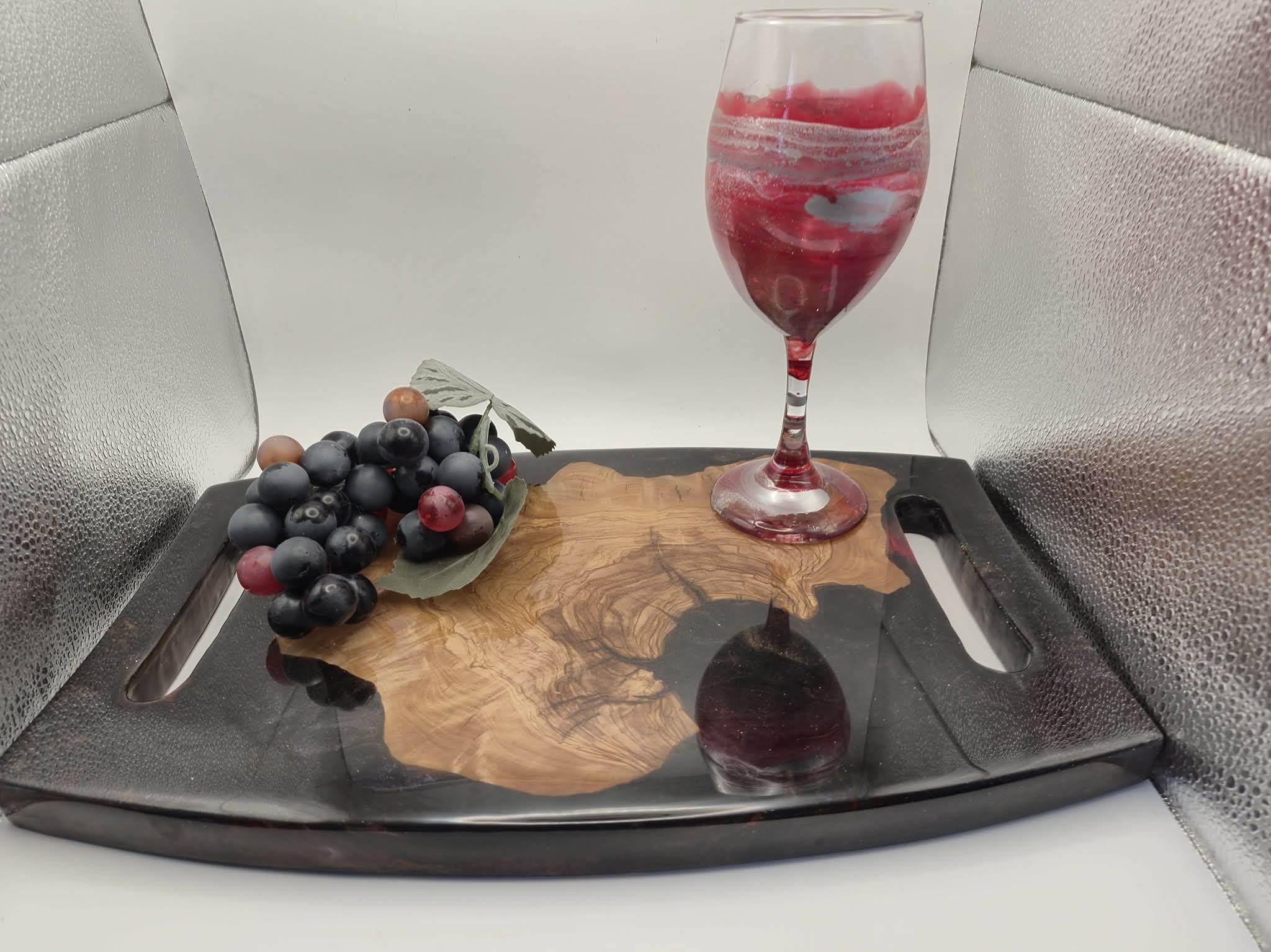 Wood & Resin Serving Tray