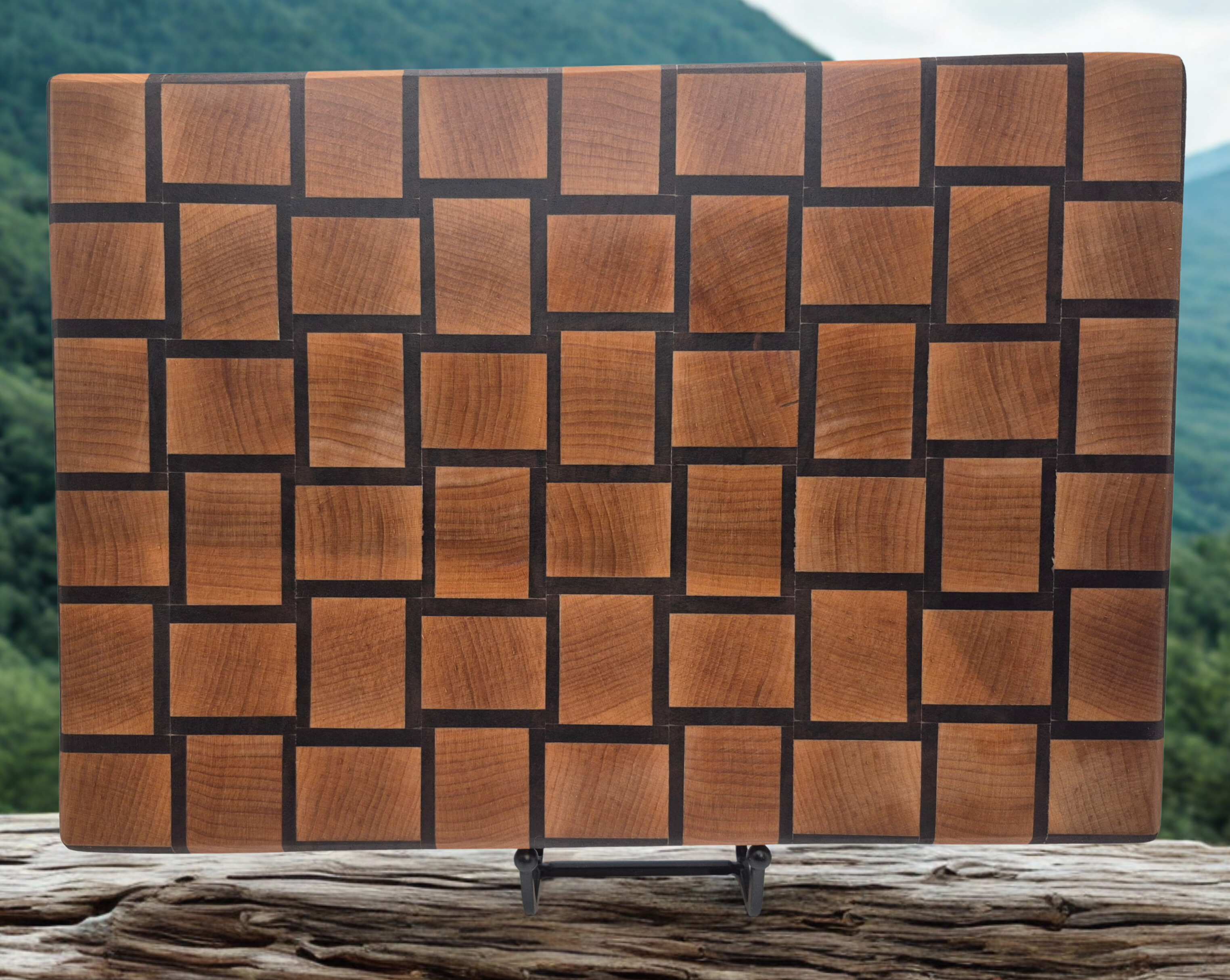 Basket weave End-Grain Cutting Board