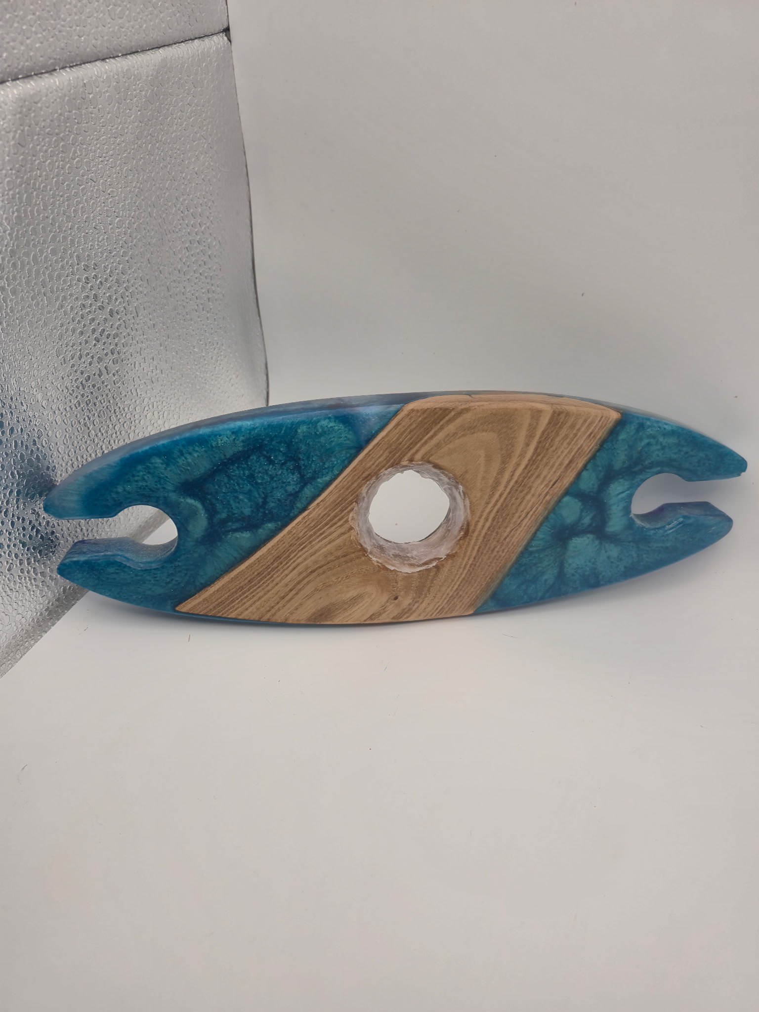 Resin & Wood Wine Bottle Holder