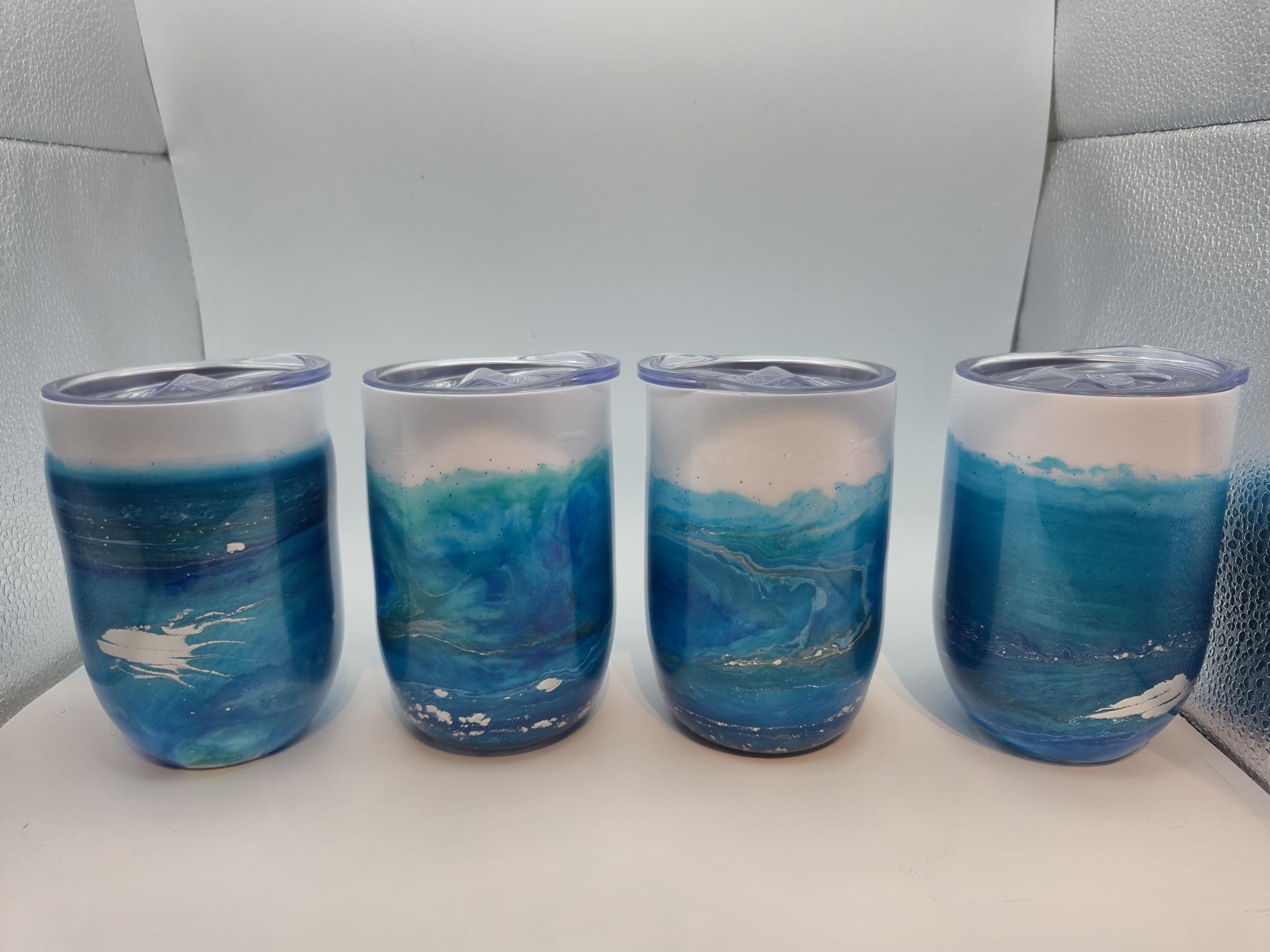 Ocean Wave Insulated Tumblers