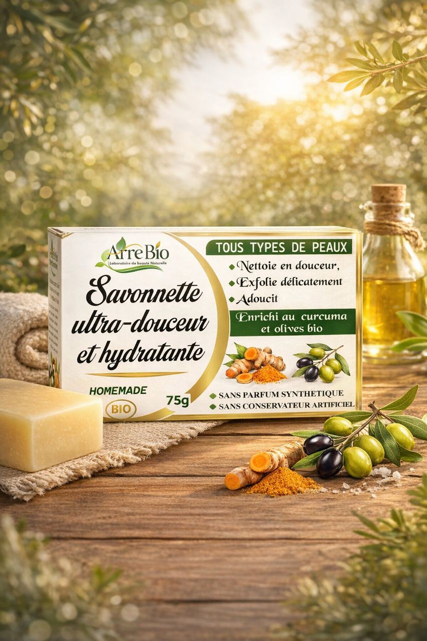 Savonnette ultra-douceur et hydratante