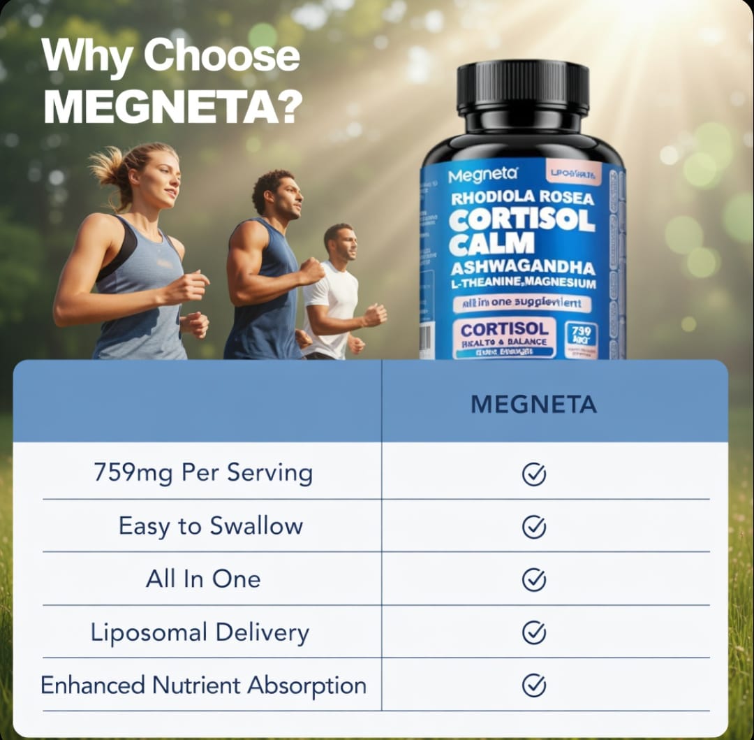 Megneta Cortisol Calm Supplement