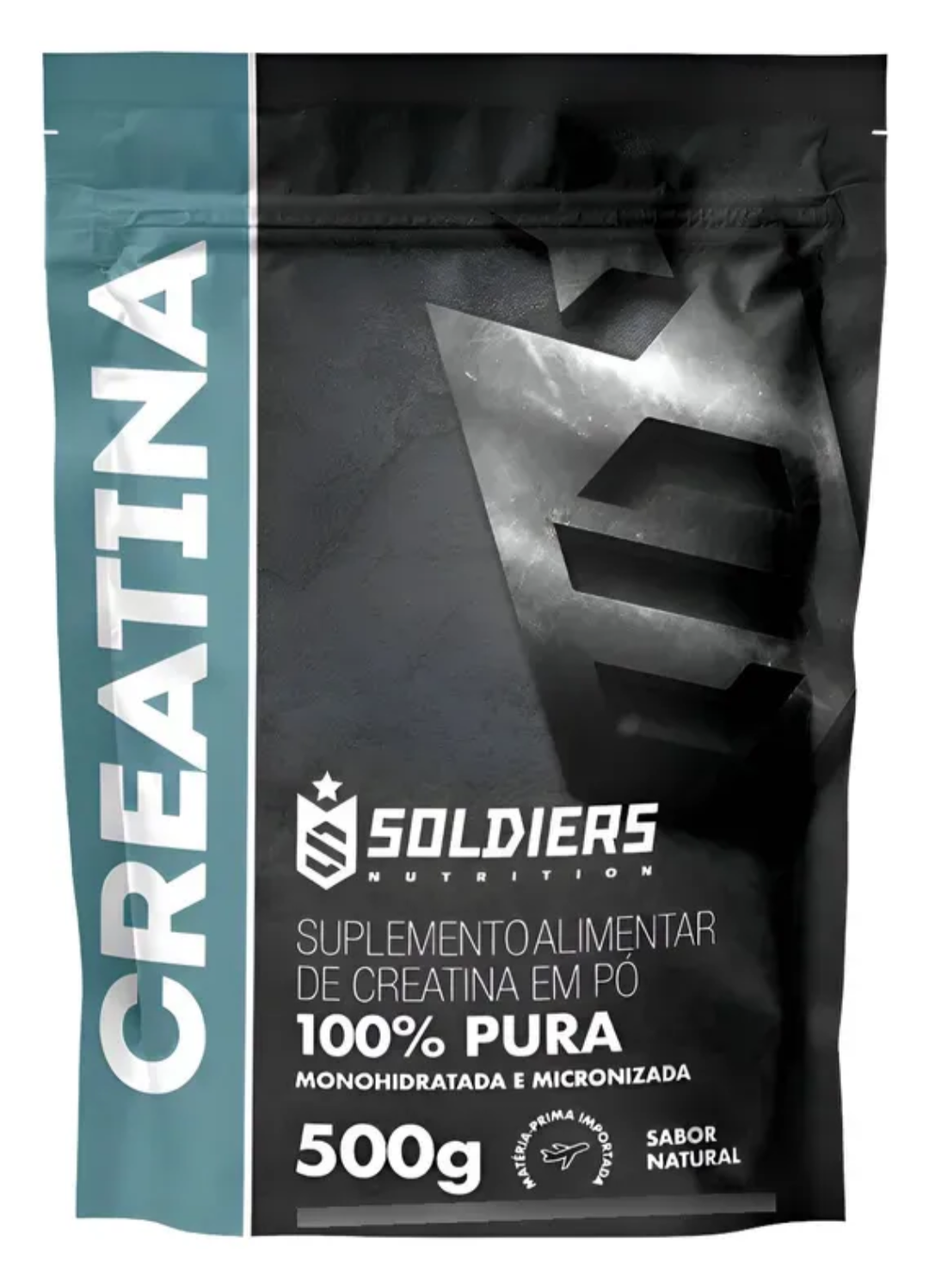 Creatina 100% Pura Soldiers Nutrition 500g