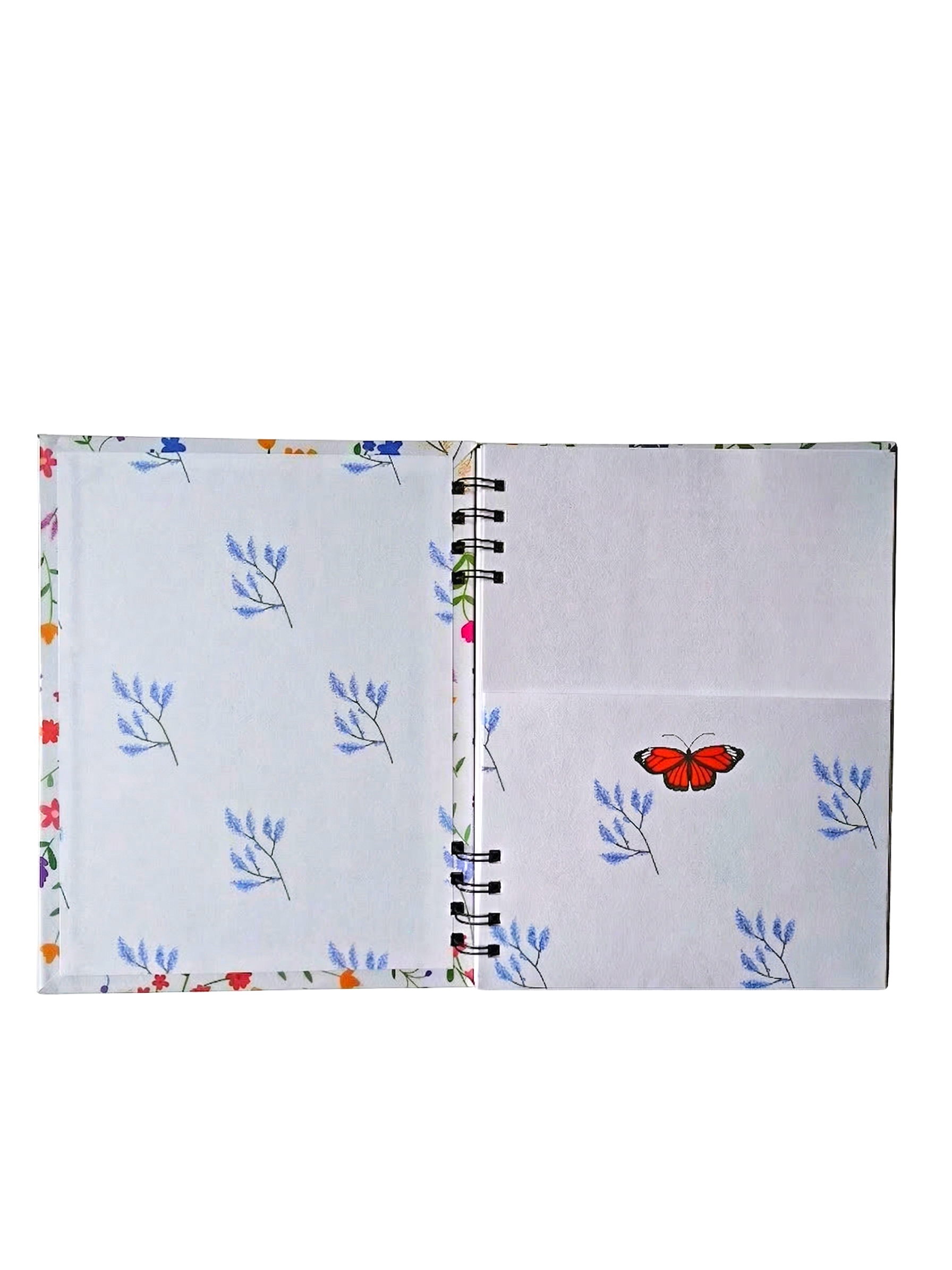 Follow The Light Hardcover Spiral Notebook (7" x 9")