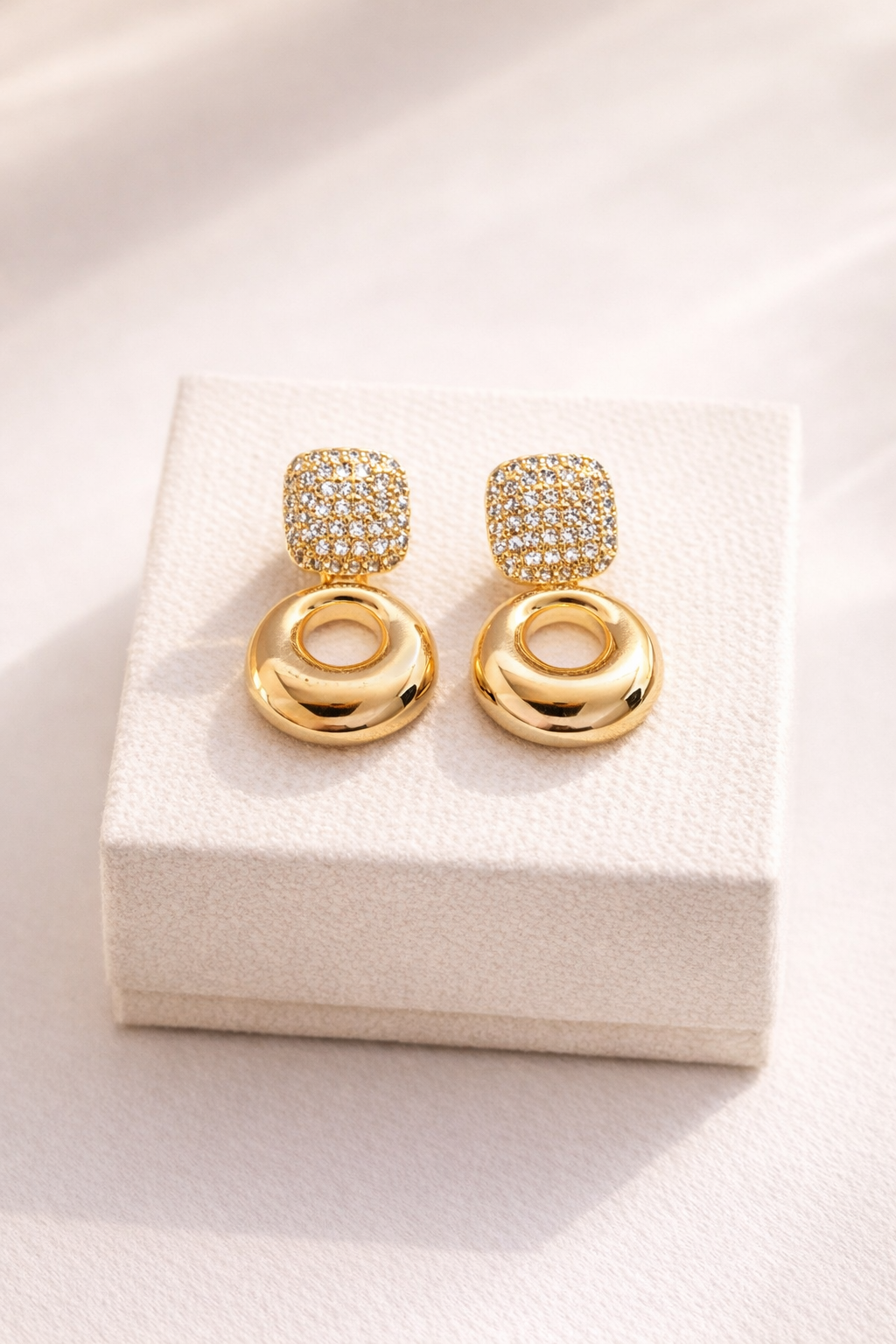 Brinco Duo Cravejado 