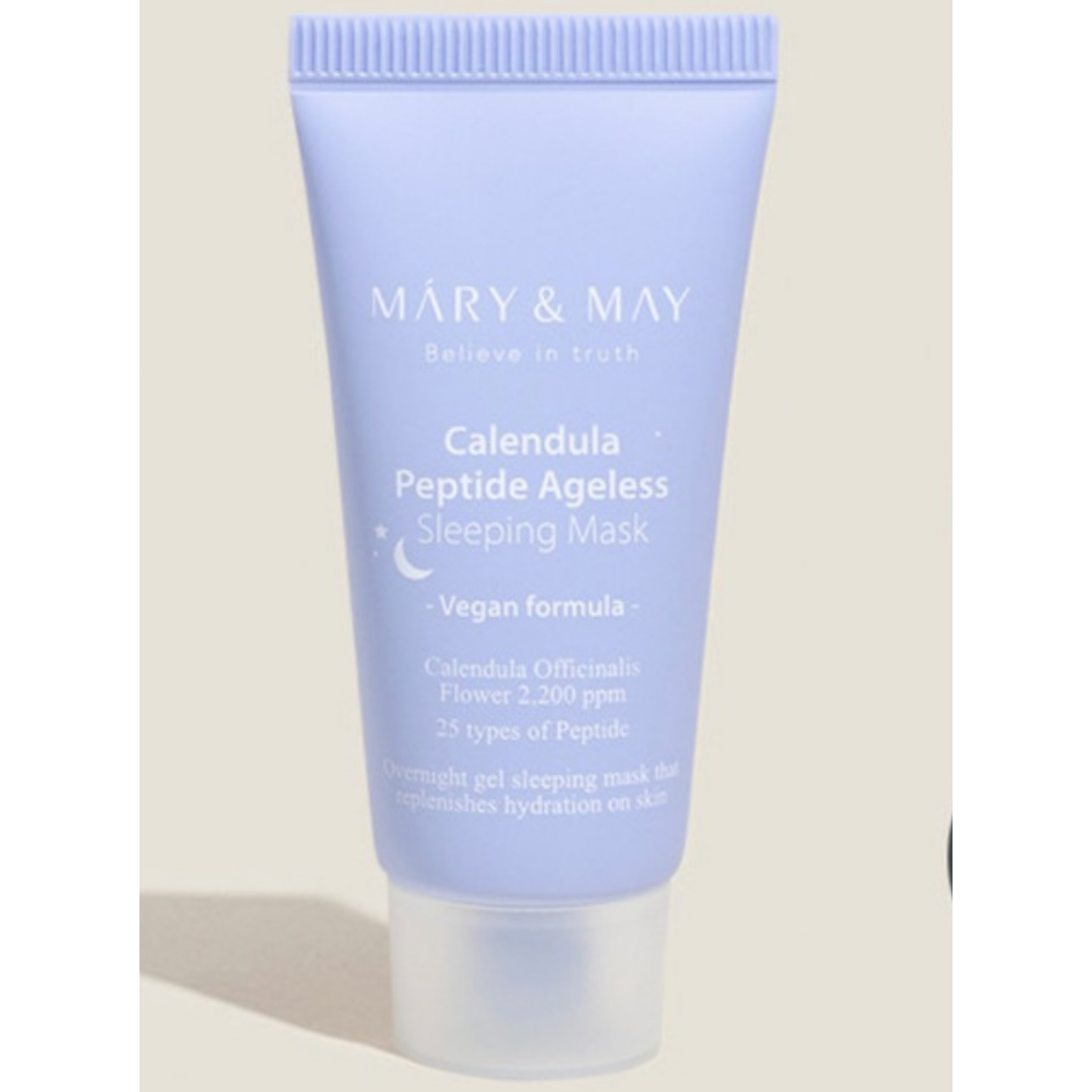 MARY & MAY CALENDULA PEPTIDE AGELESS SLEEPING MASK 