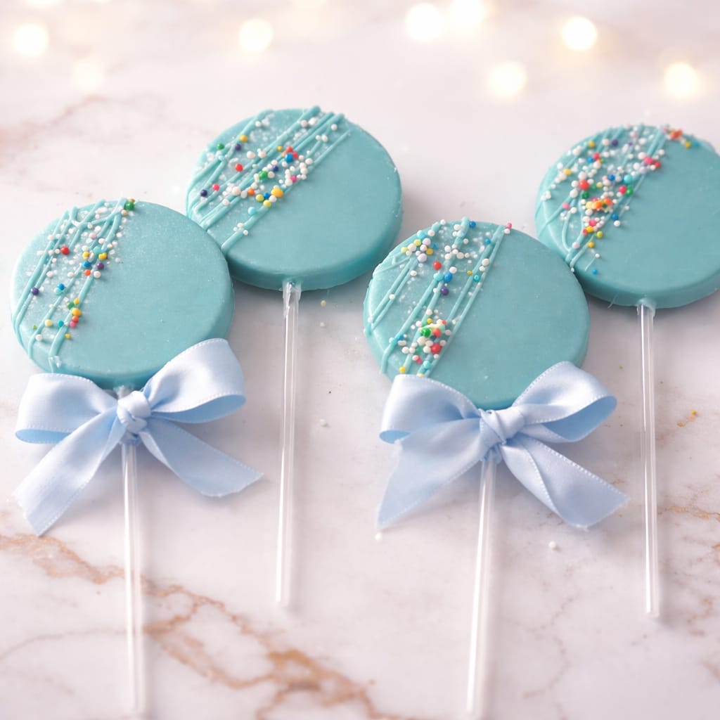 PIRULITOS DE CHOCOLATE REDONDO