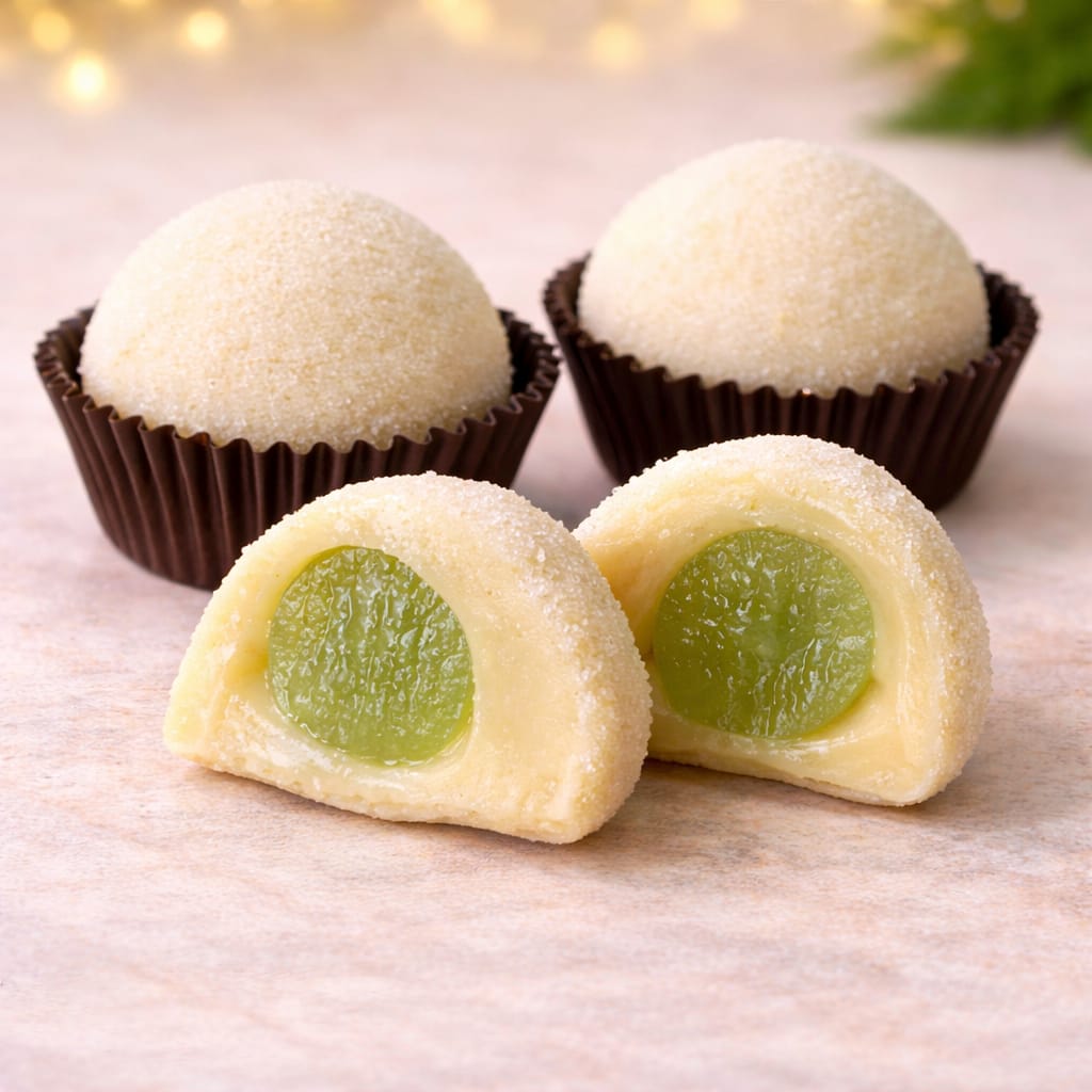 BRIGADEIRO SURPRESA DE UVA VERDE