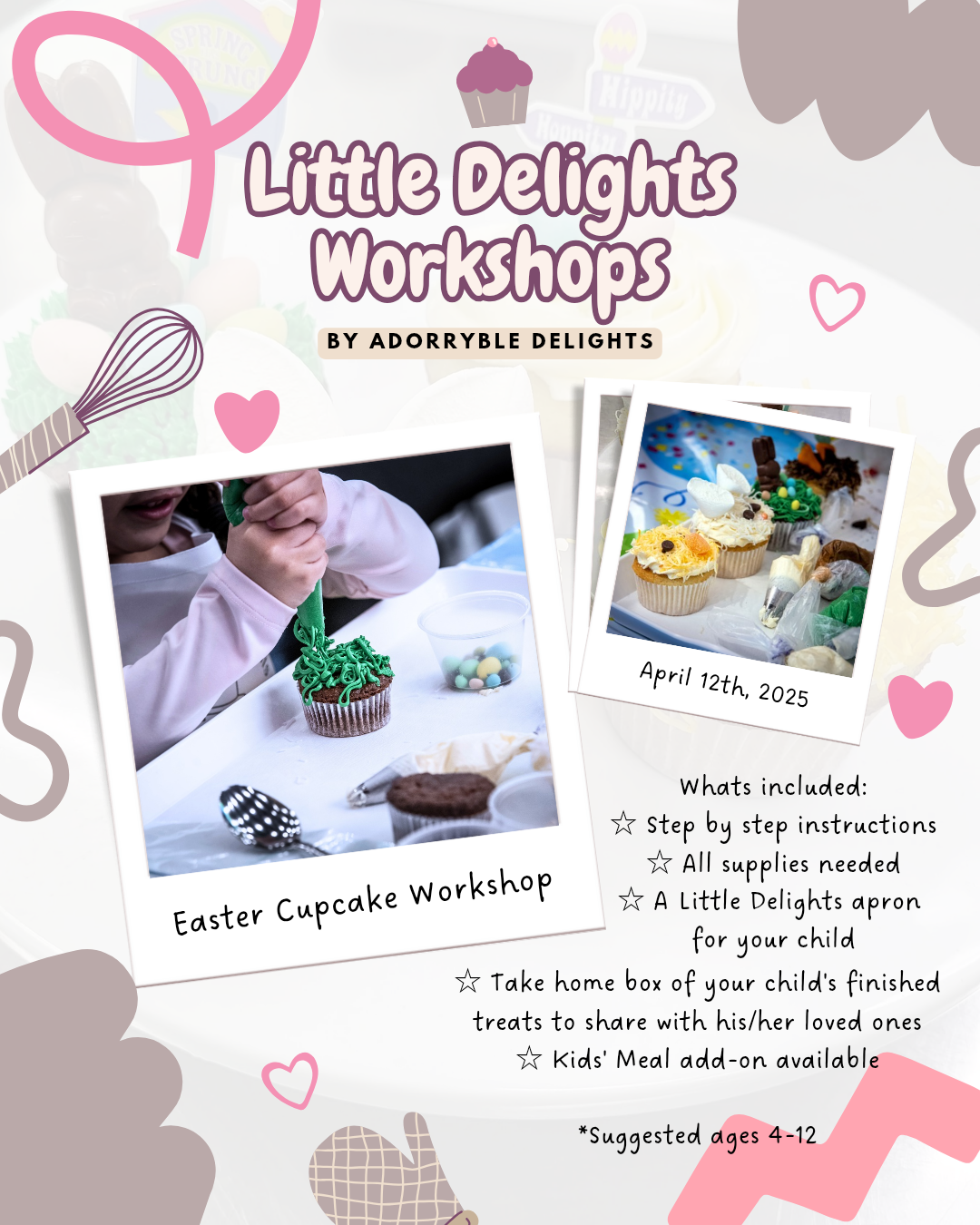 Easter Cupcake Decorating Workshop