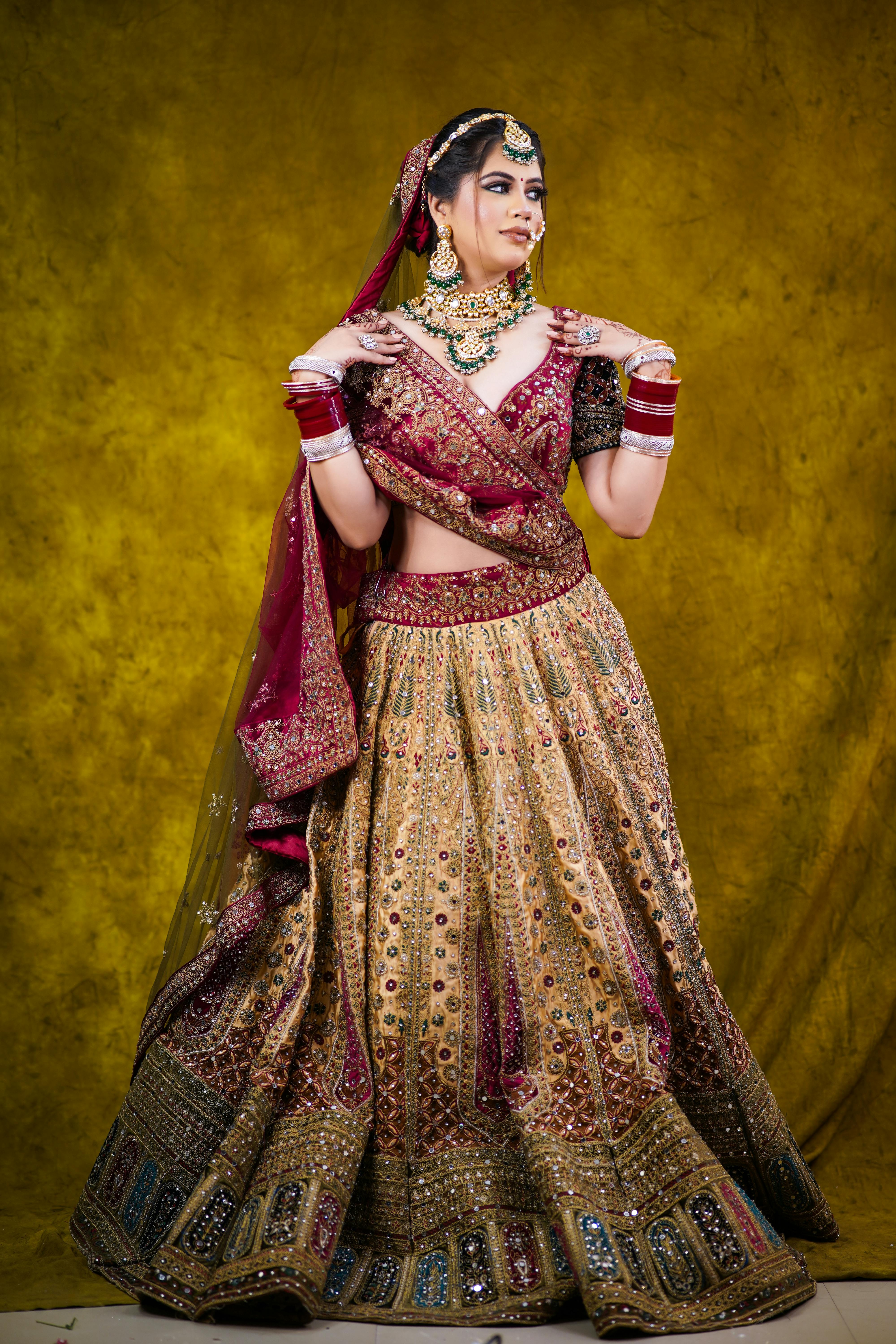 Embroidered Bridal Lehenga