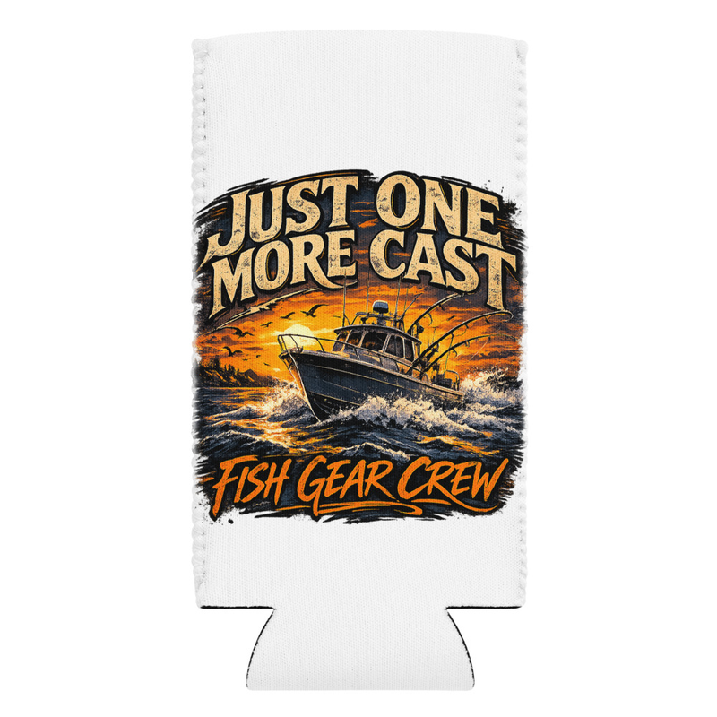 Just One More Cast – Sunset Run Can Cooler