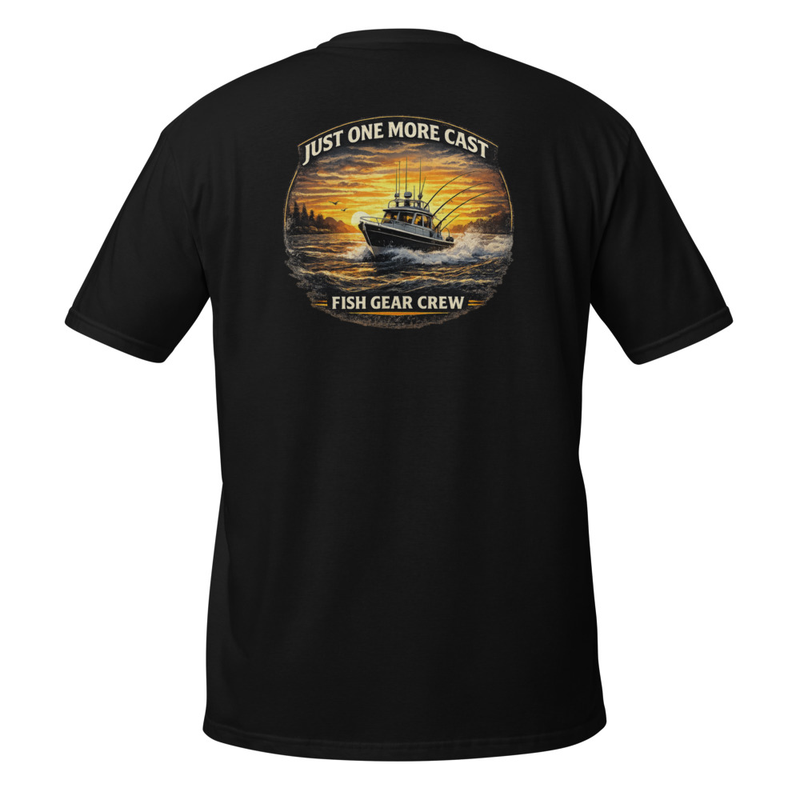Just One More Cast Fishing Shirt | Fish Gear Crew