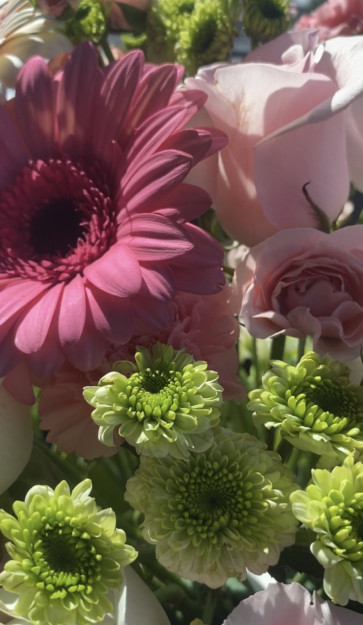 Arreglo Floral Rosa Pastel