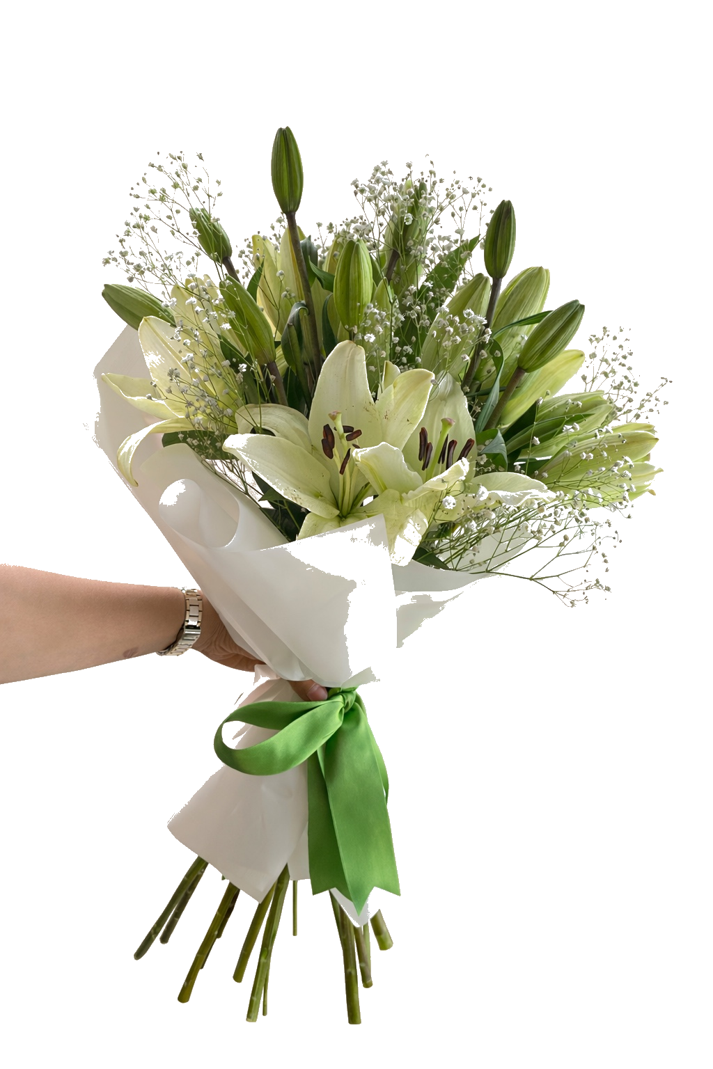 Elegante Bouquet De Lirios
