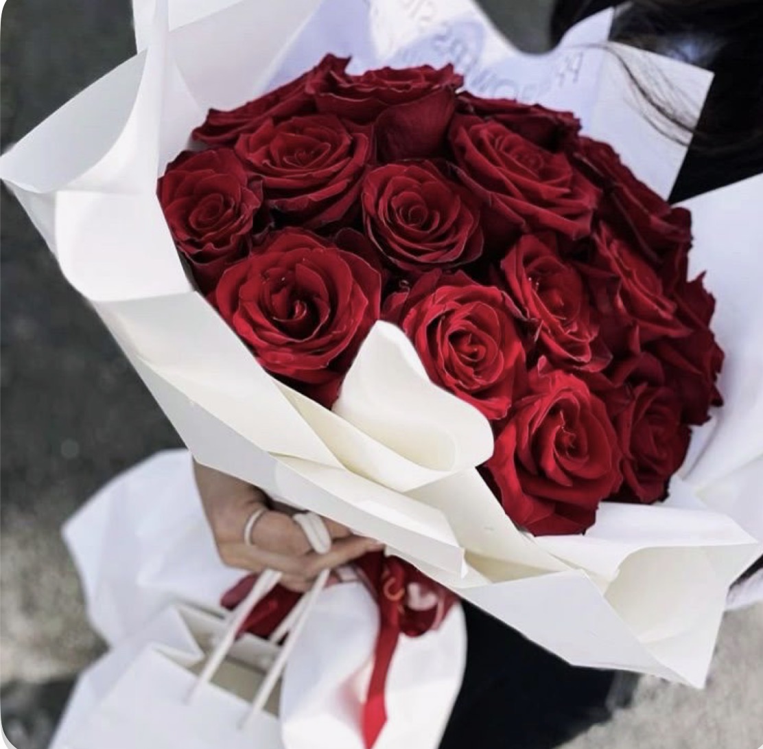 Ramo de 24 Rosas Rojas Frescas