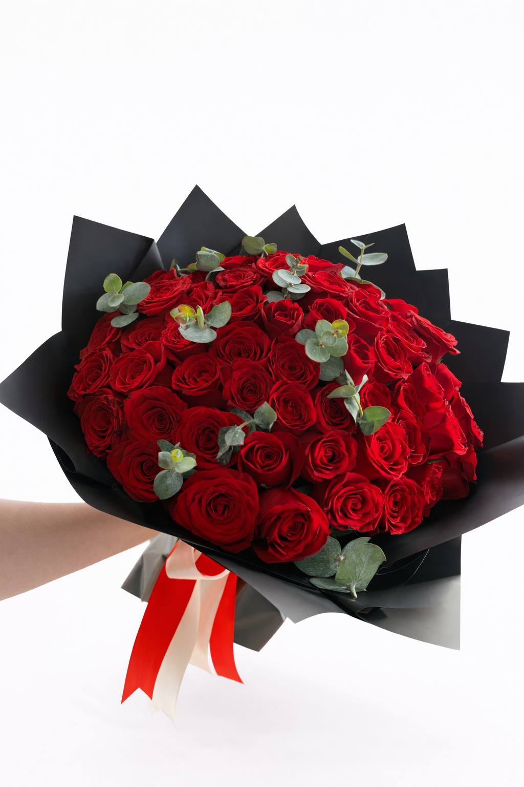 Bouquet De 50 Rosas Rojas
