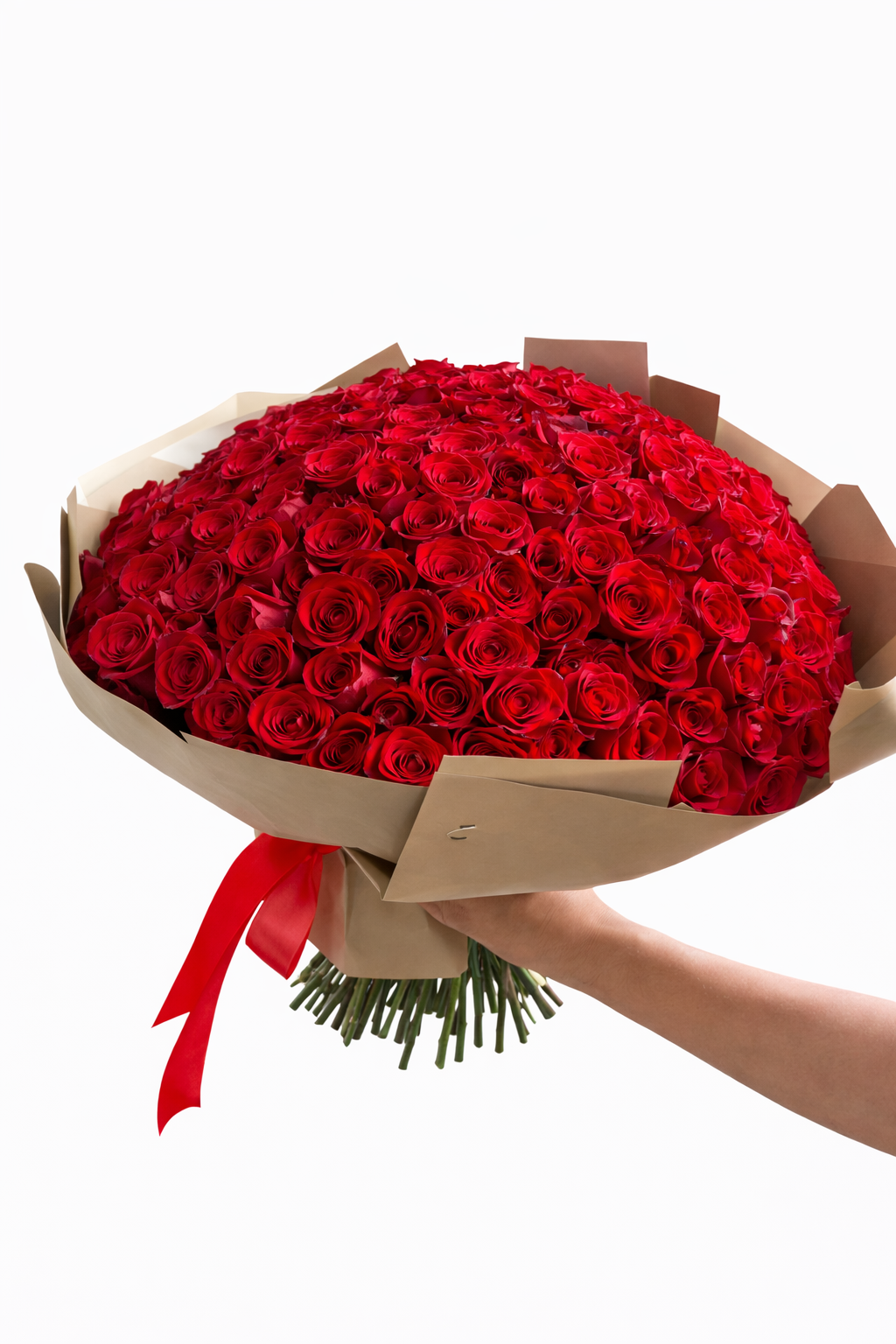 Bouquet De 100 Rosas Rojas