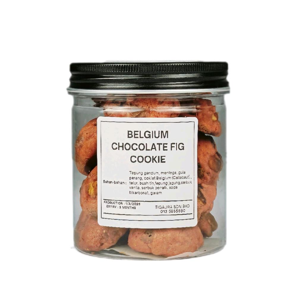 Belgium Chocolate Fig Cookie
