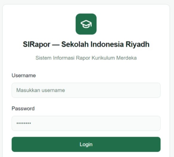 Sistem Laporan Hasil Belajar