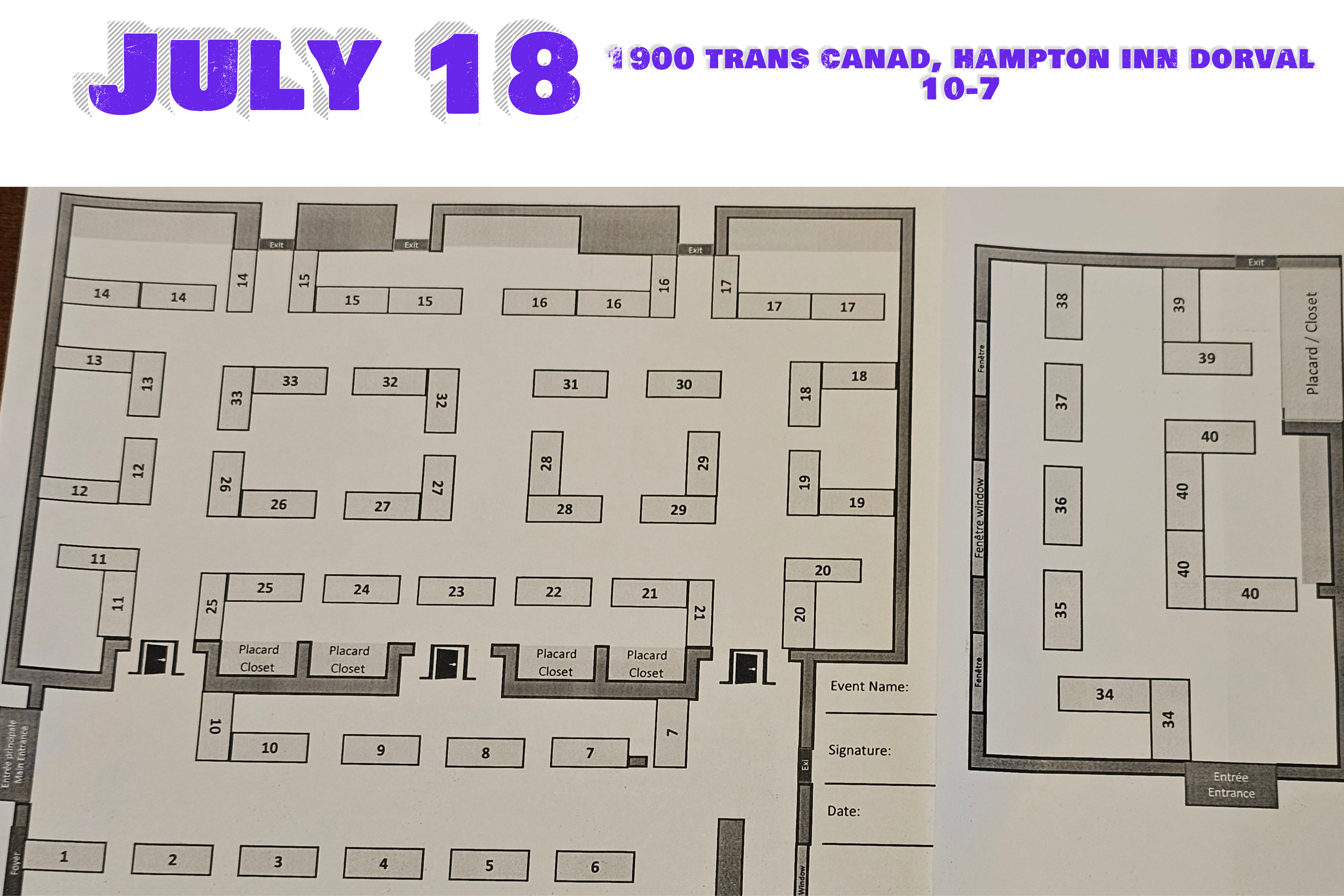 West Island show July 18