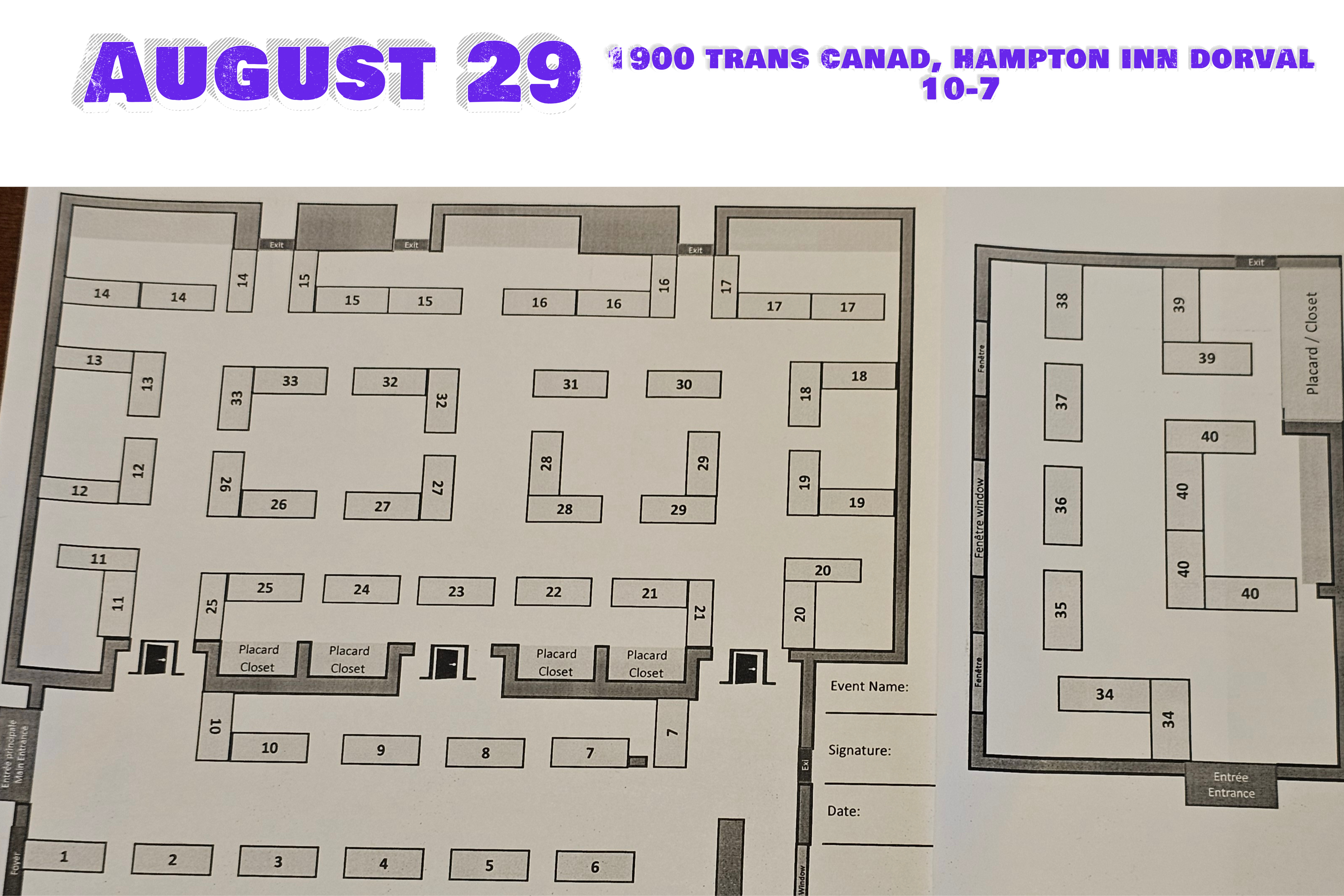 West Island show August 29