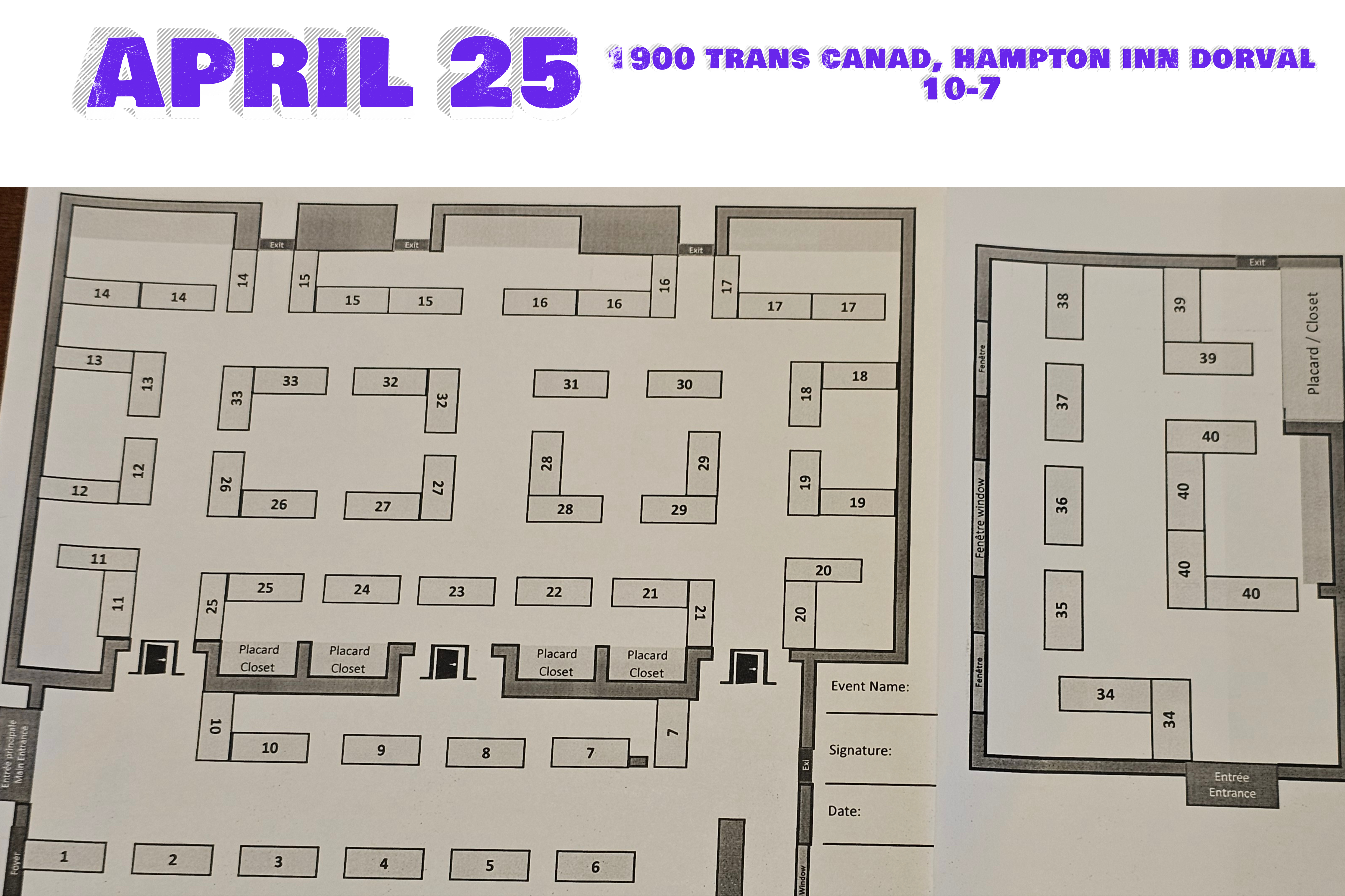 West Island show April 25