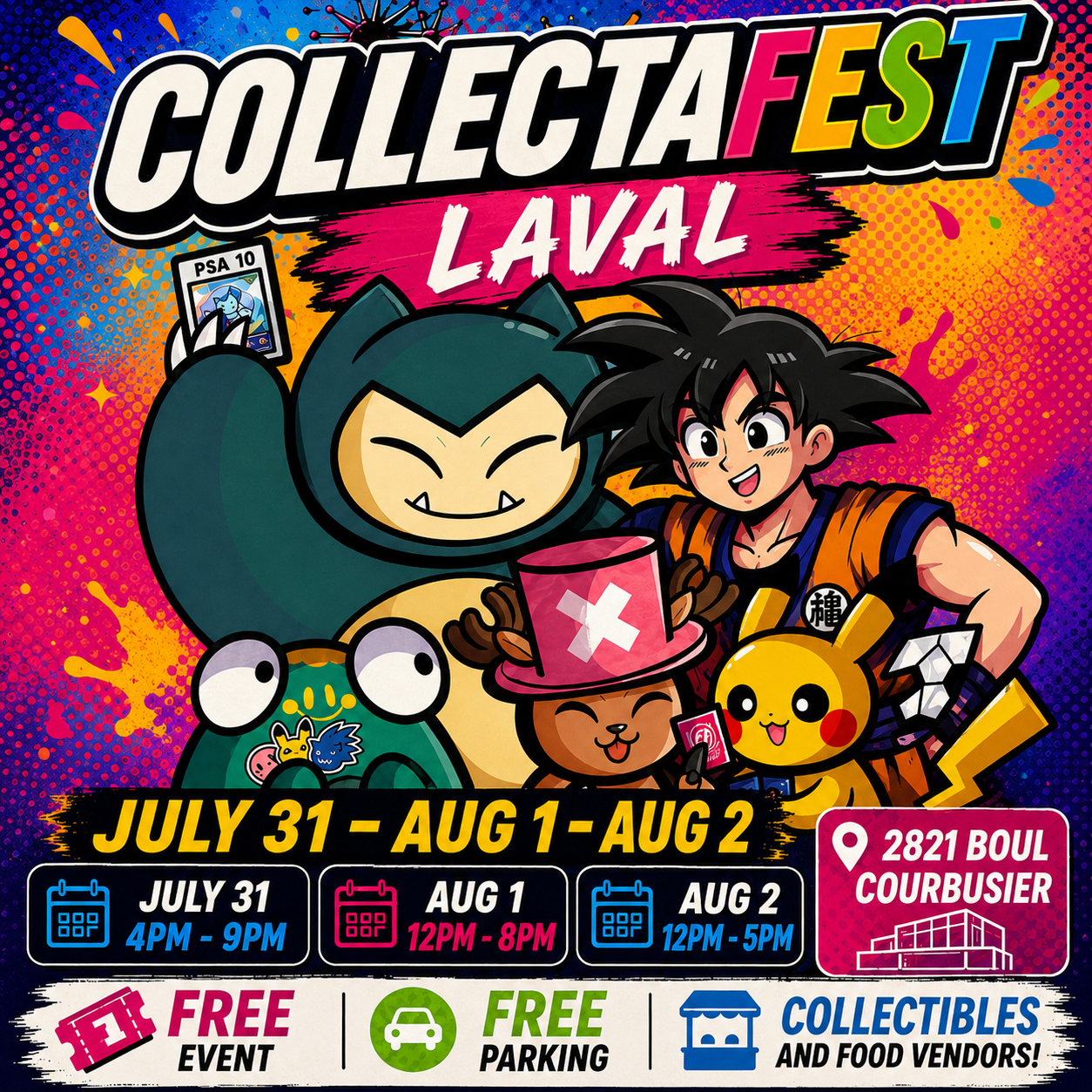 TCG Table : Collectafest july31-Aug1-Aug2