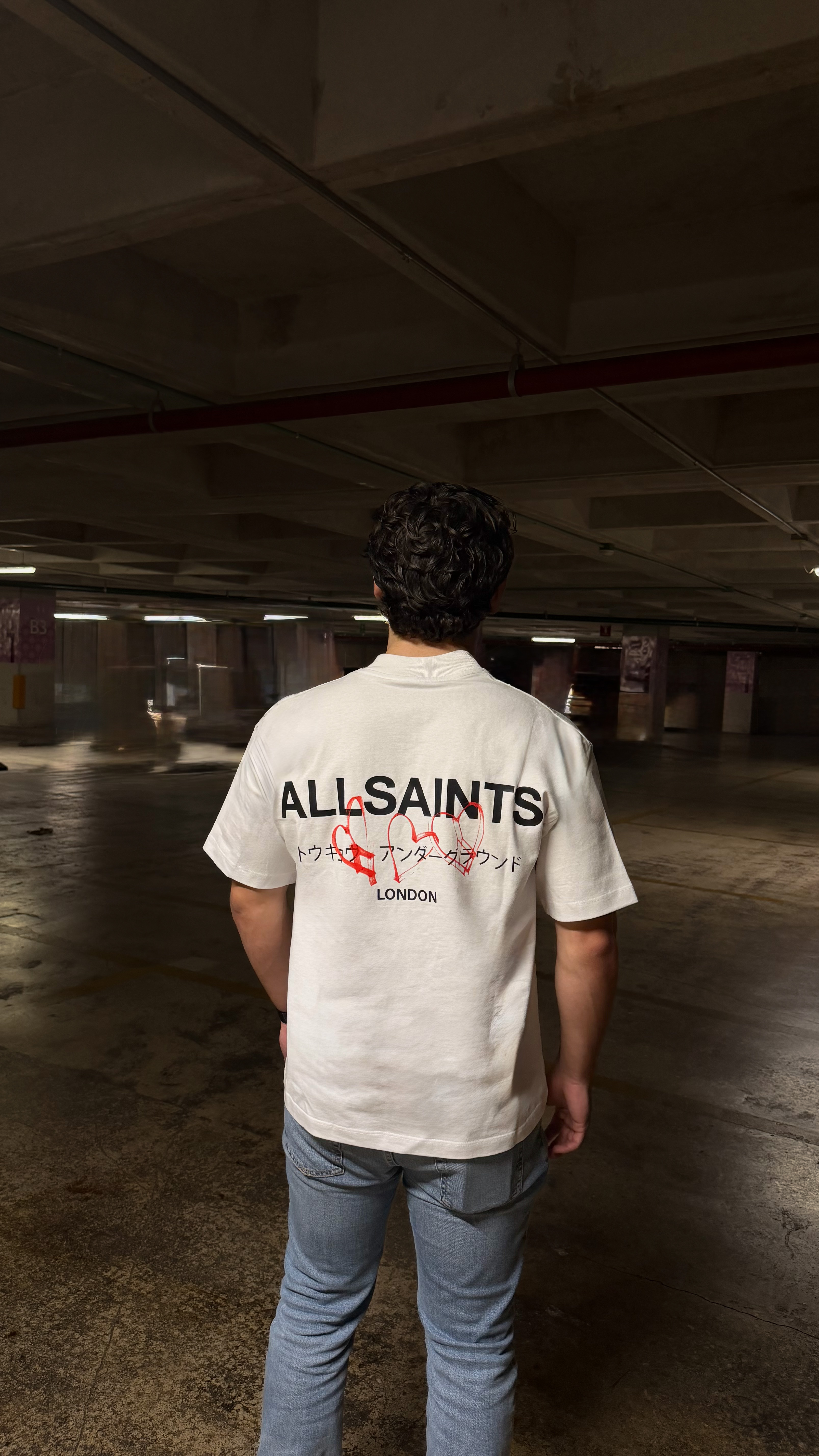 AllSaints - Heart Club Oversized T-Shirt