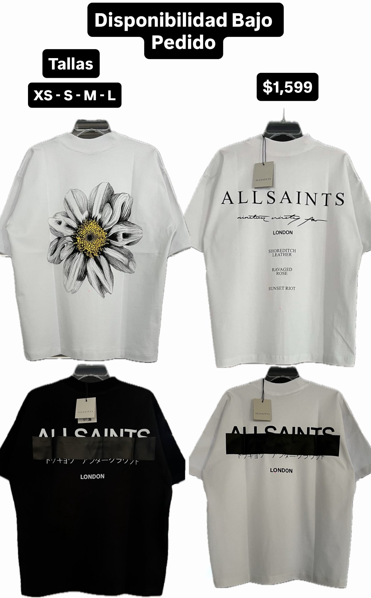 Playeras AllSaints