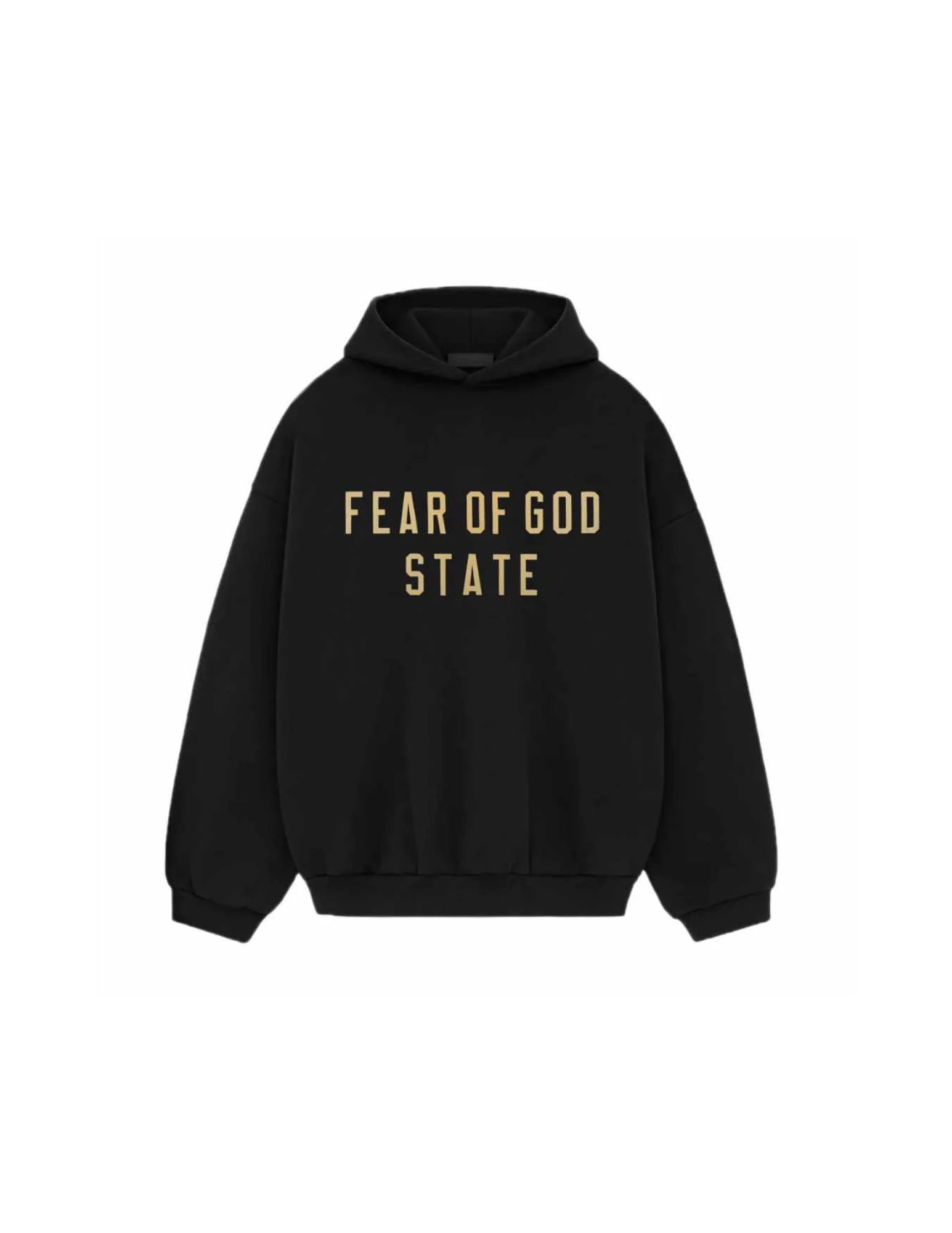 Fear of God ESSENTIALS Fleece Black Hoodie